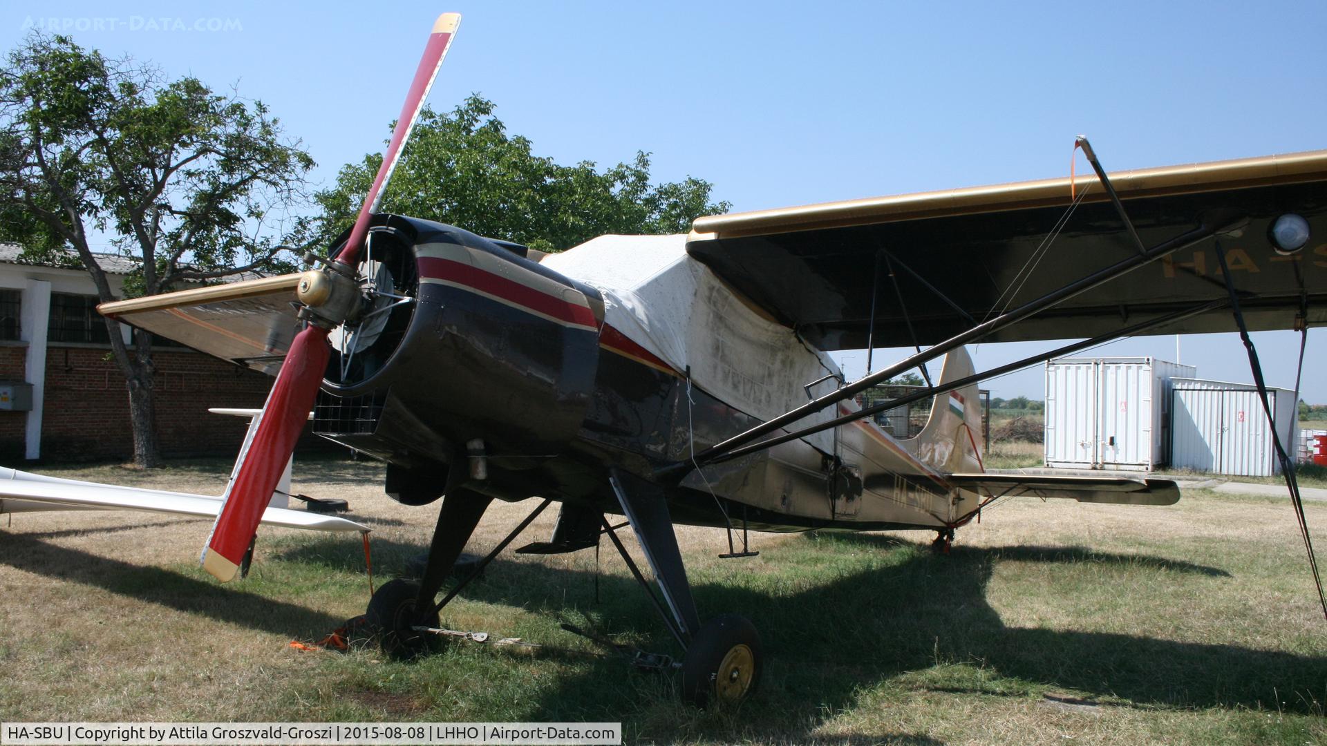 HA-SBU, 1969 PZL-Okecie PZL-101A Gawron C/N 119257, Hajdúszoboszló Airport, Hungary