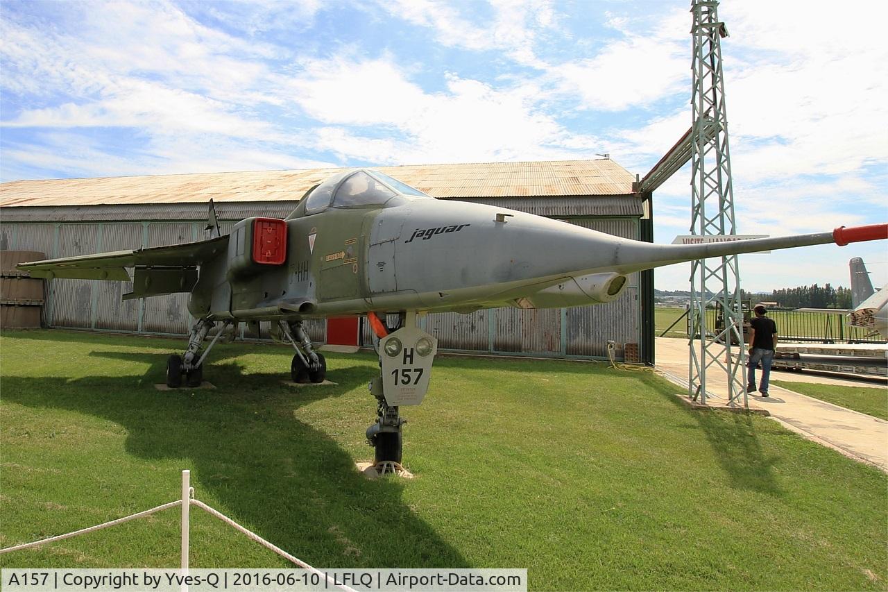 A157, Sepecat Jaguar A C/N A157, Sepecat Jaguar A, Musée Européen de l'Aviation de Chasse, Montélimar-Ancône airfield (LFLQ)
