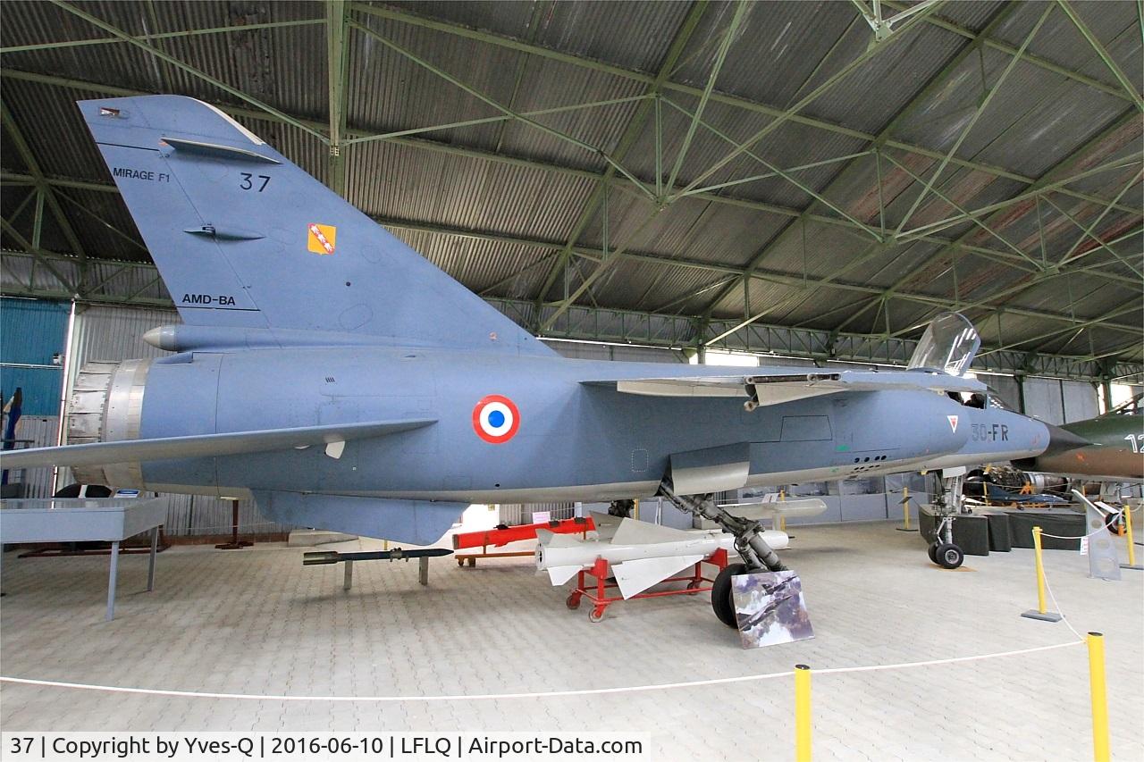 37, Dassault Mirage F.1C C/N 37, Dassault Mirage F1C, Musée Européen de l'Aviation de Chasse, Montélimar-Ancône airfield (LFLQ)