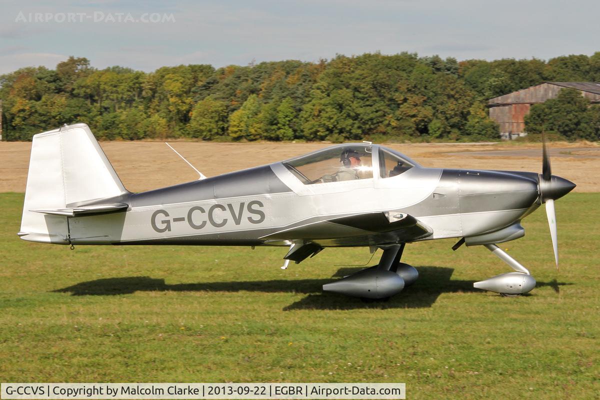 G-CCVS, 2010 Vans RV-6A C/N PFA 181A-13413, Vans RV-6A at Breighton Airfield's, Helicopter Fly-In, September 22nd 2013.