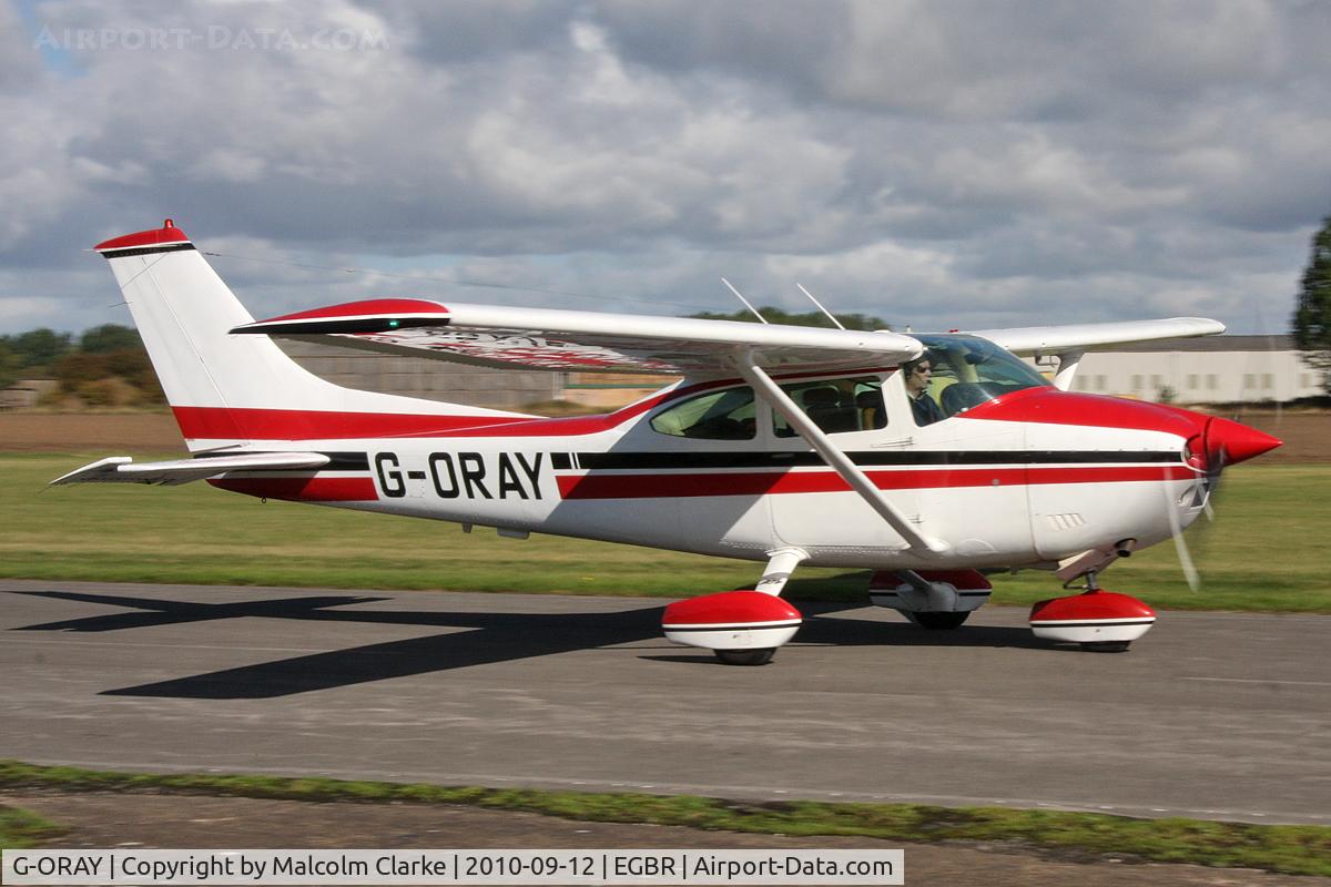 G-ORAY, 1980 Reims F182Q Skylane C/N 0132, Reims F182Q at Breighton Airfield during the September 2010 Helicopter Fly-In.