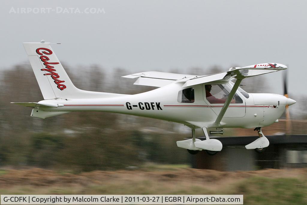 G-CDFK, 2006 Jabiru UL-450 Calypso C/N PFA 274A-14144, Jabiru SPL-450 at Breighton Airfield in March 2011.
