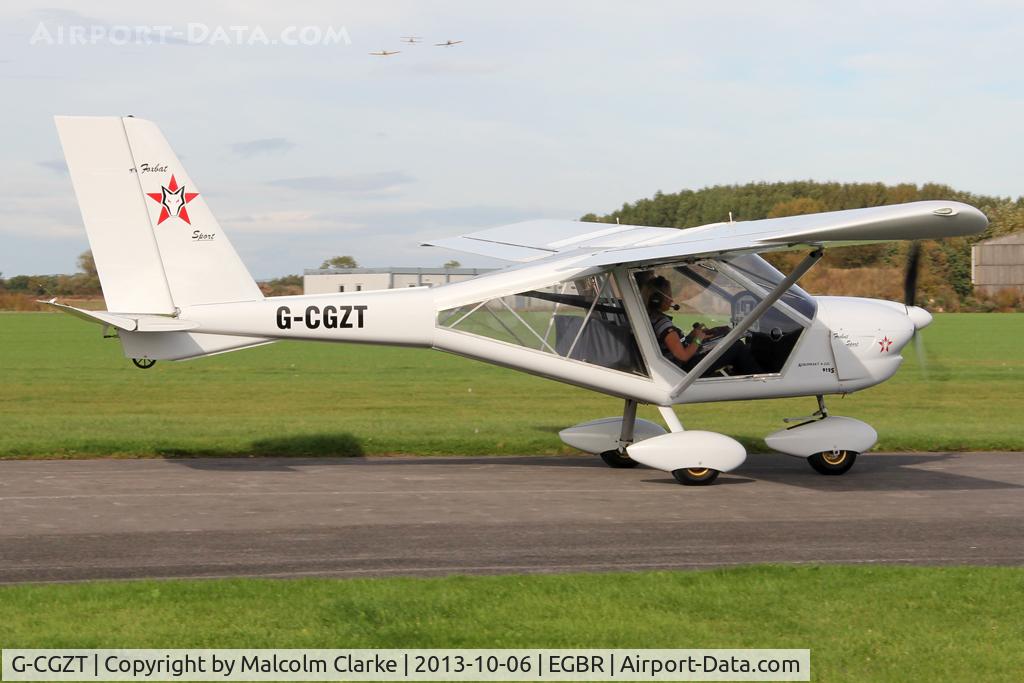 G-CGZT, 2012 Aeroprakt A-22L Foxbat C/N LAA 317A-15084, Aeroprakt A-22L Foxbat at The Real Aeroplane Company's Pre-Hibernation Fly-In, Breighton Airfield, October 2013.