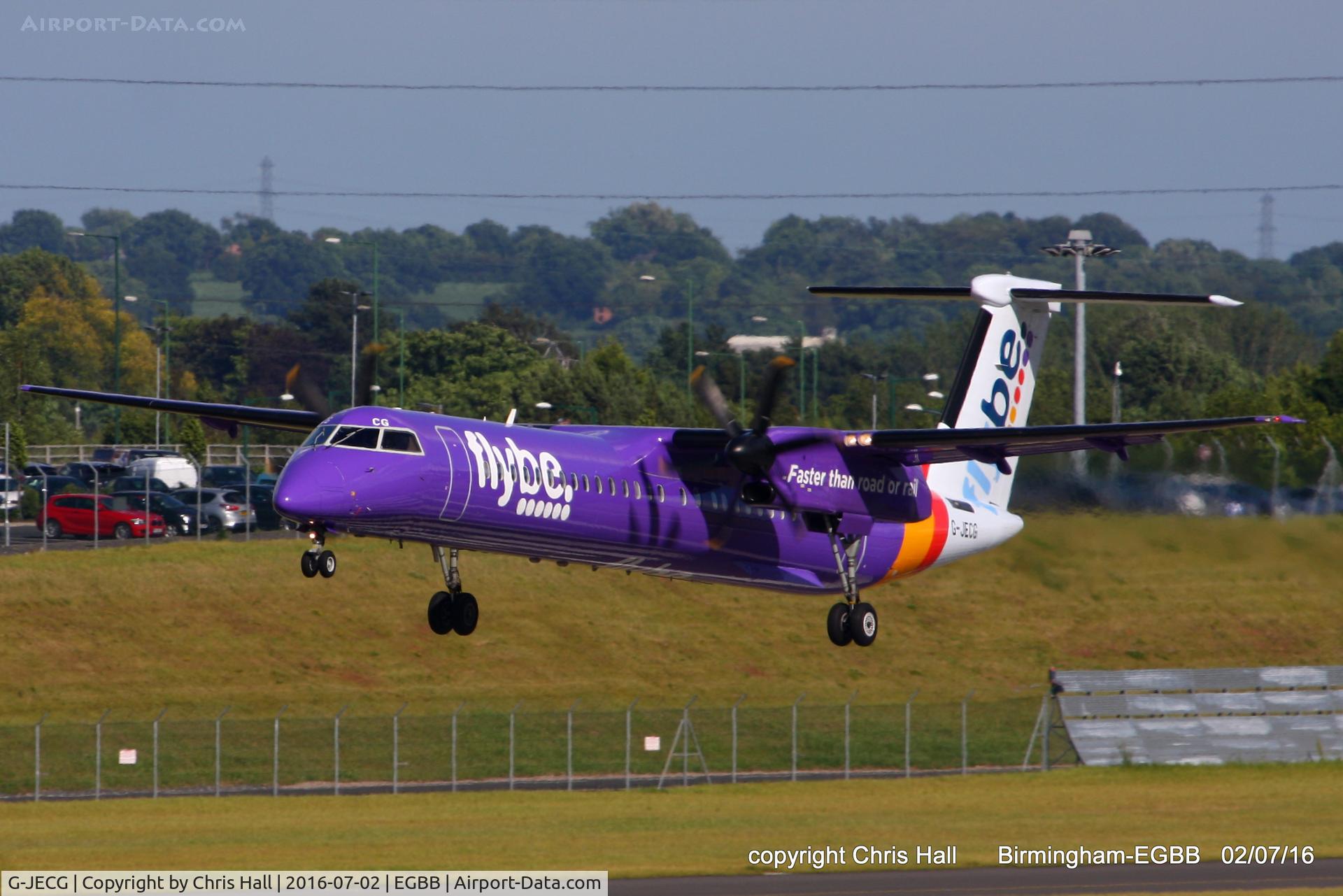 G-JECG, 2004 De Havilland Canada DHC-8-402Q Dash 8 C/N 4098, flybe