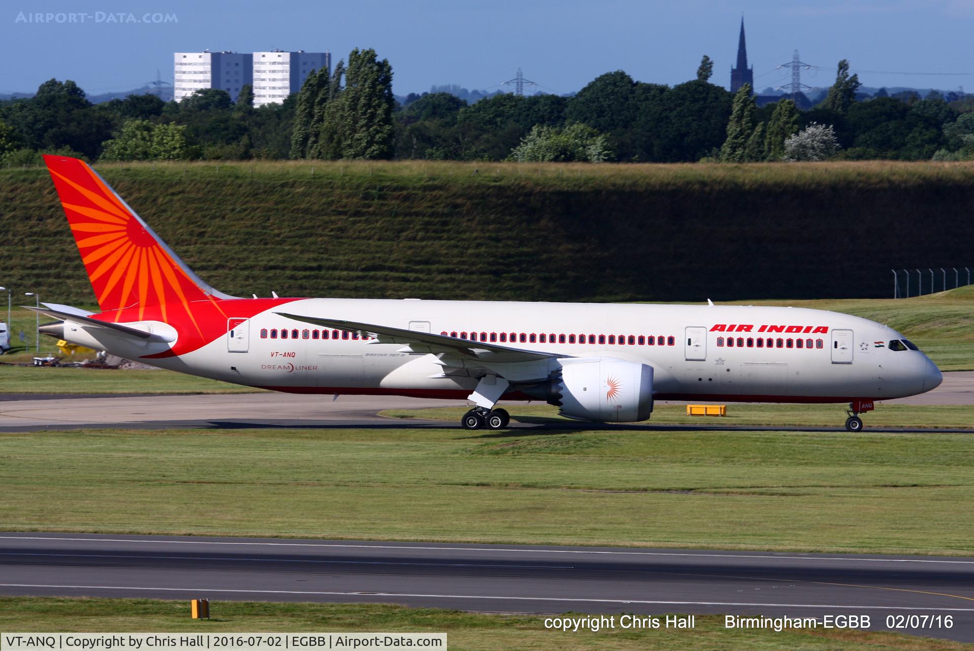 VT-ANQ, 2014 Boeing 787-8 Dreamliner C/N 36288, Air India