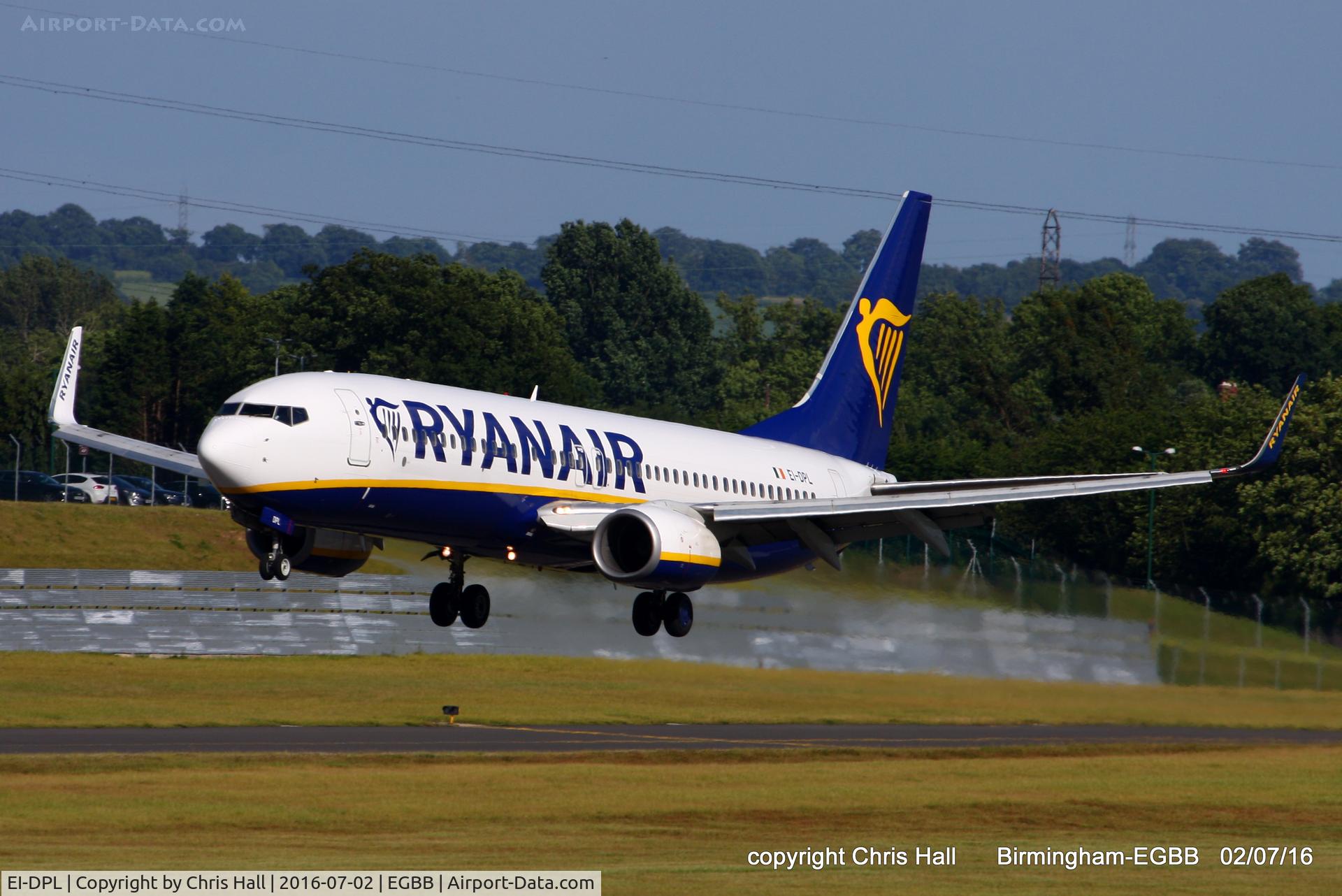 EI-DPL, 2007 Boeing 737-8AS C/N 33611, Ryanair
