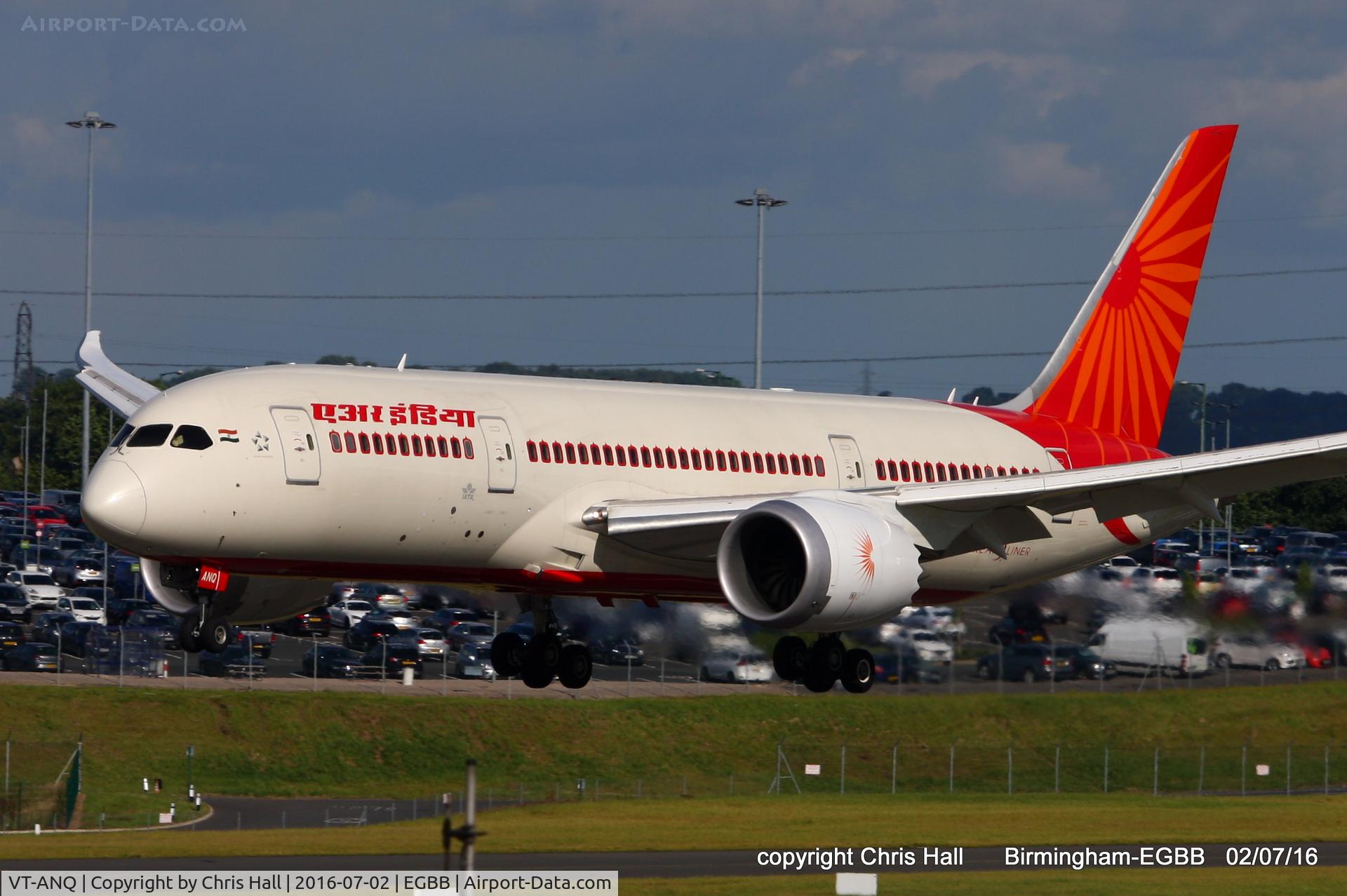VT-ANQ, 2014 Boeing 787-8 Dreamliner C/N 36288, Air India