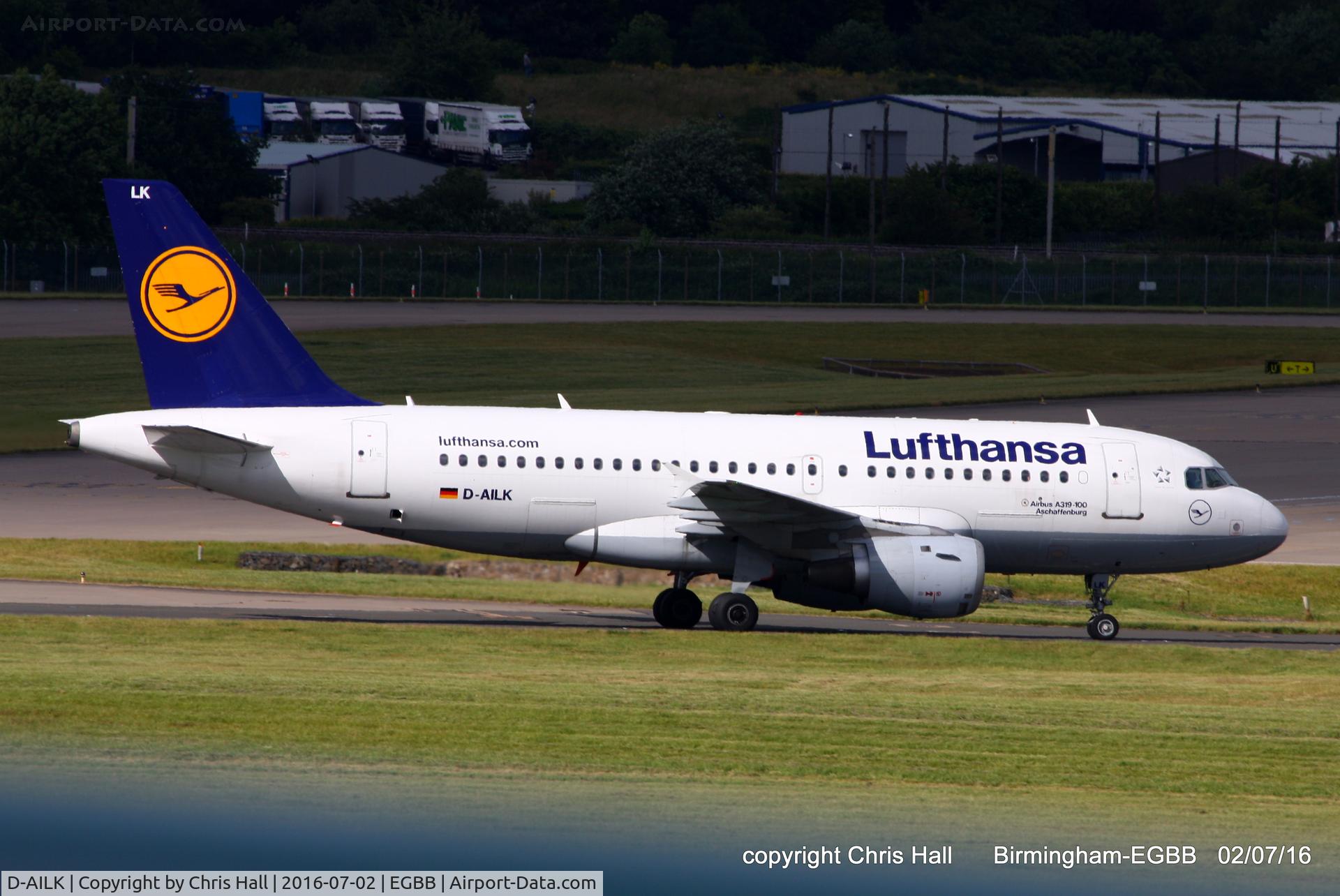 D-AILK, 1997 Airbus A319-114 C/N 679, Lufthansa