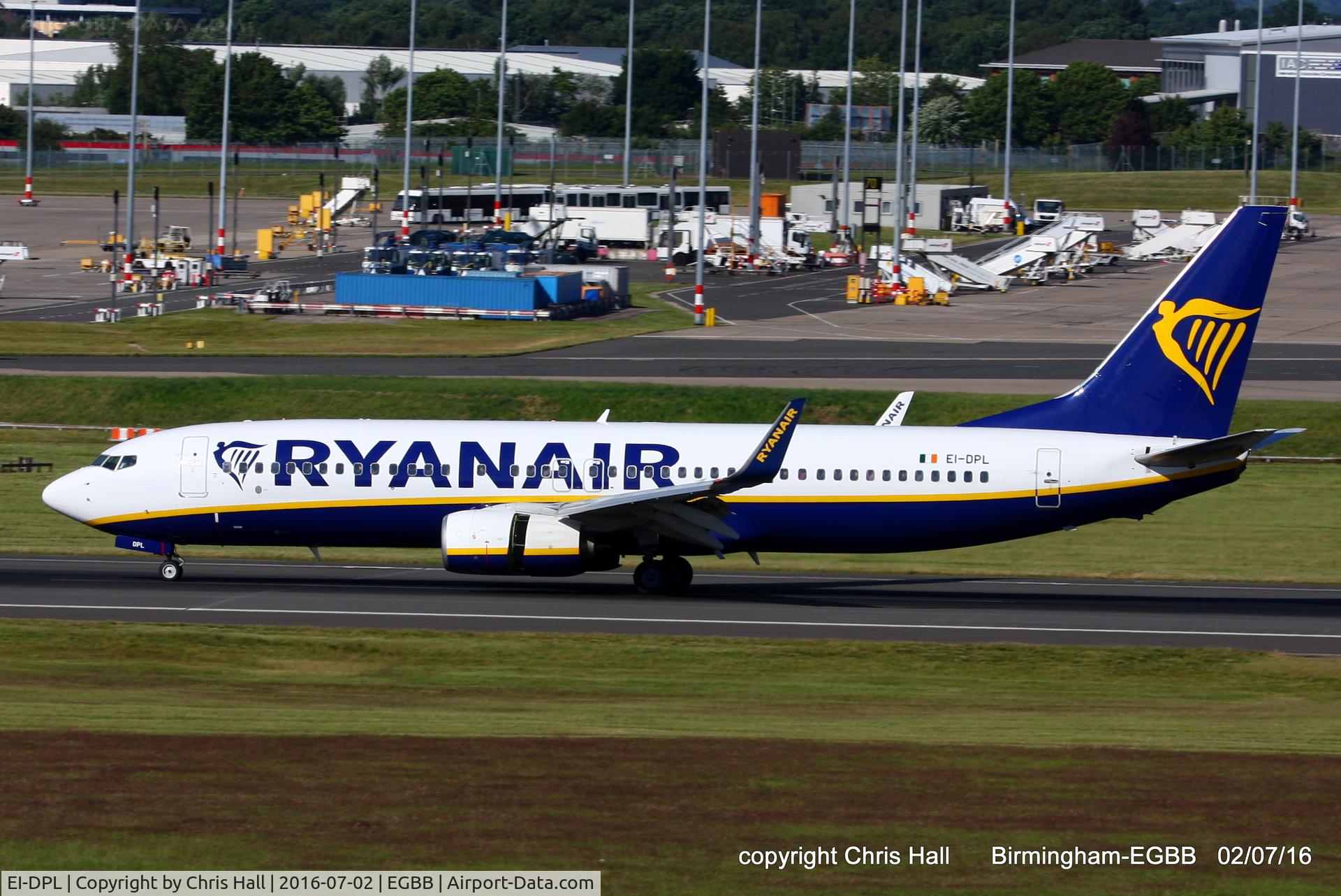 EI-DPL, 2007 Boeing 737-8AS C/N 33611, Ryanair