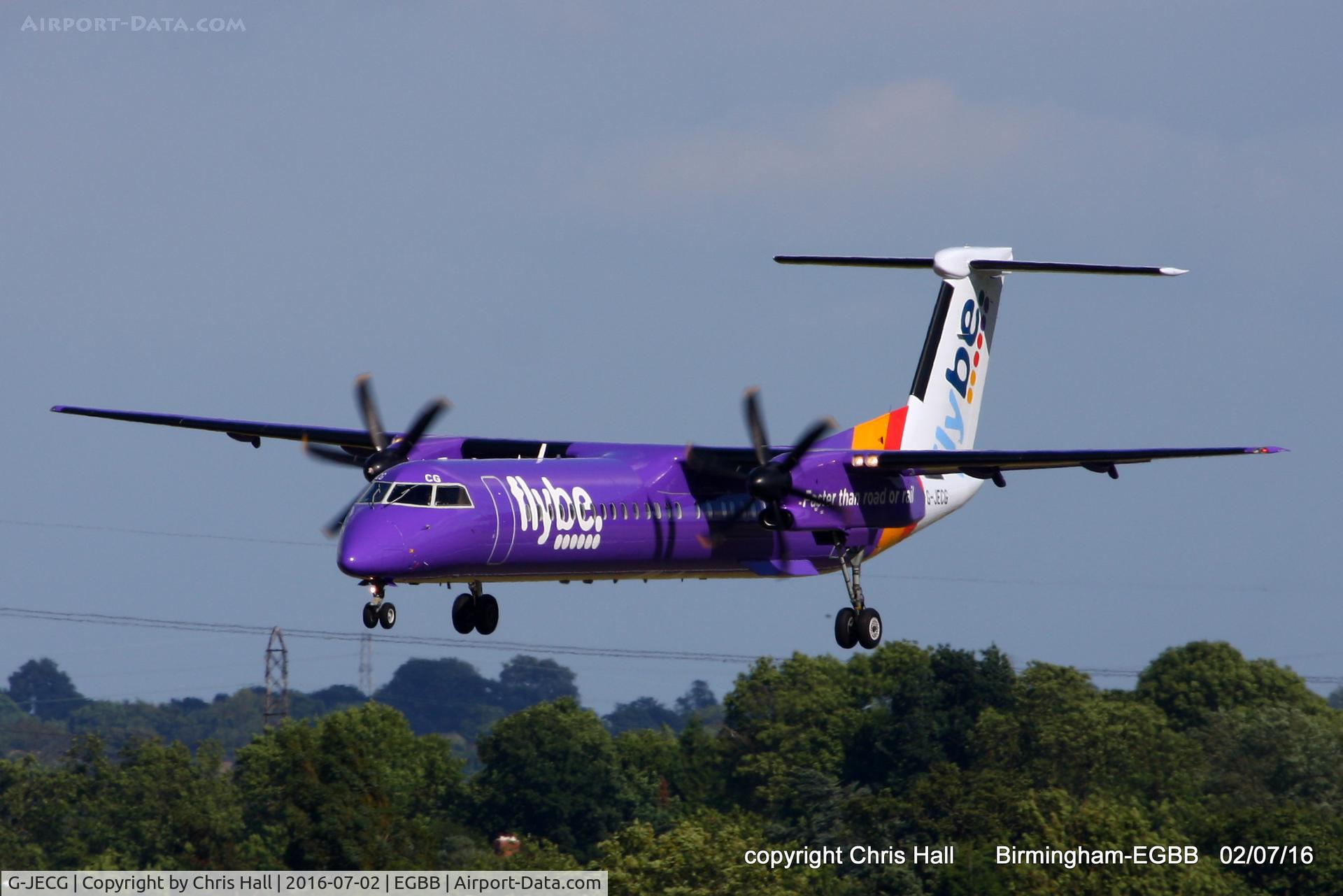 G-JECG, 2004 De Havilland Canada DHC-8-402Q Dash 8 C/N 4098, flybe