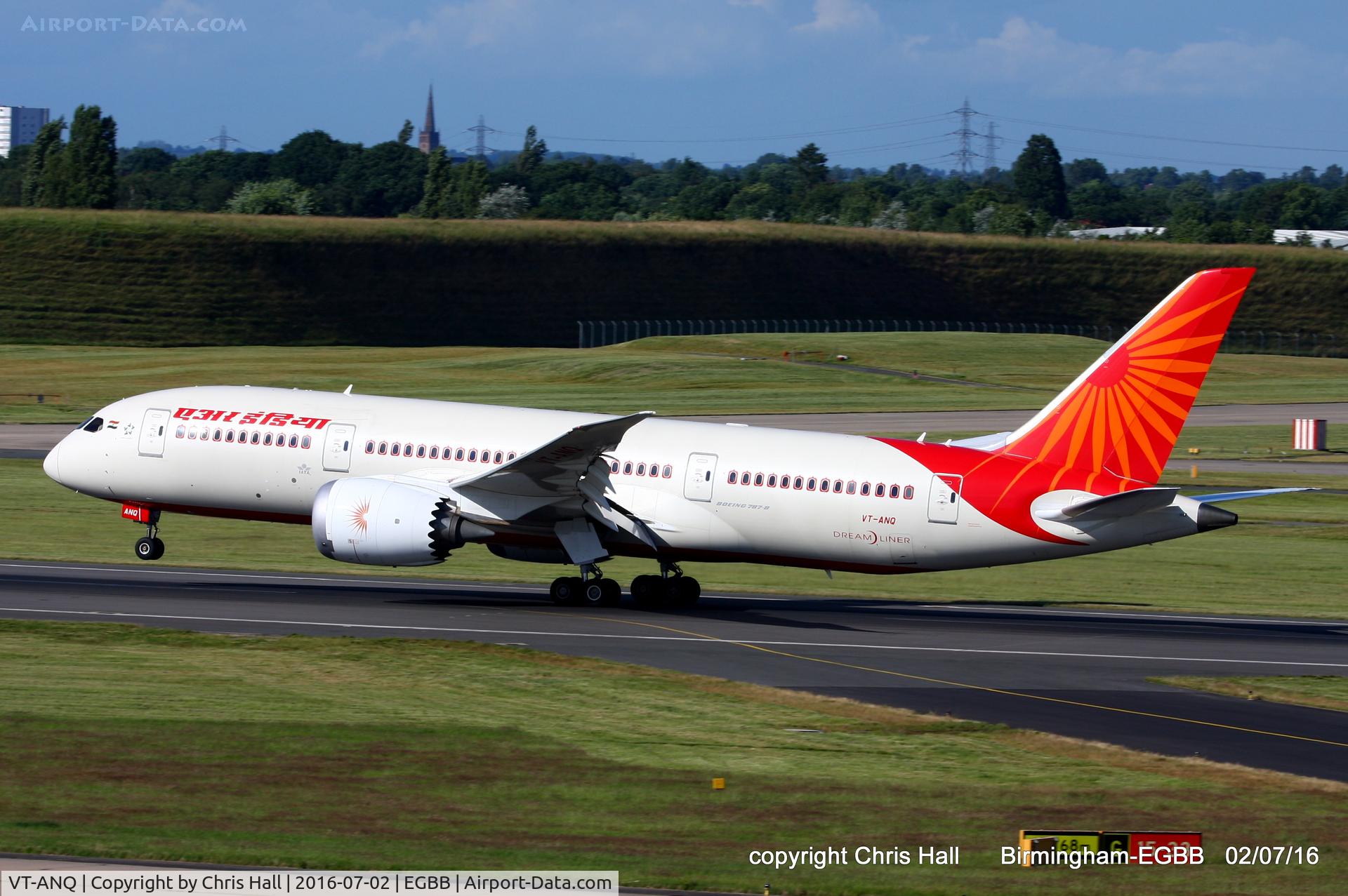 VT-ANQ, 2014 Boeing 787-8 Dreamliner C/N 36288, Air India