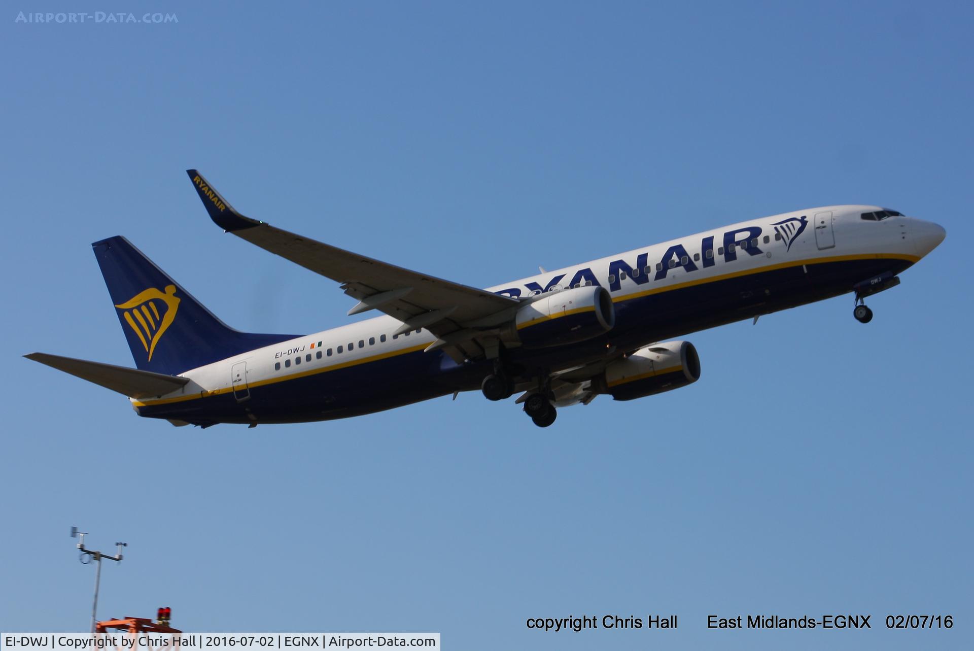 EI-DWJ, 2007 Boeing 737-8AS C/N 36077, Ryanair