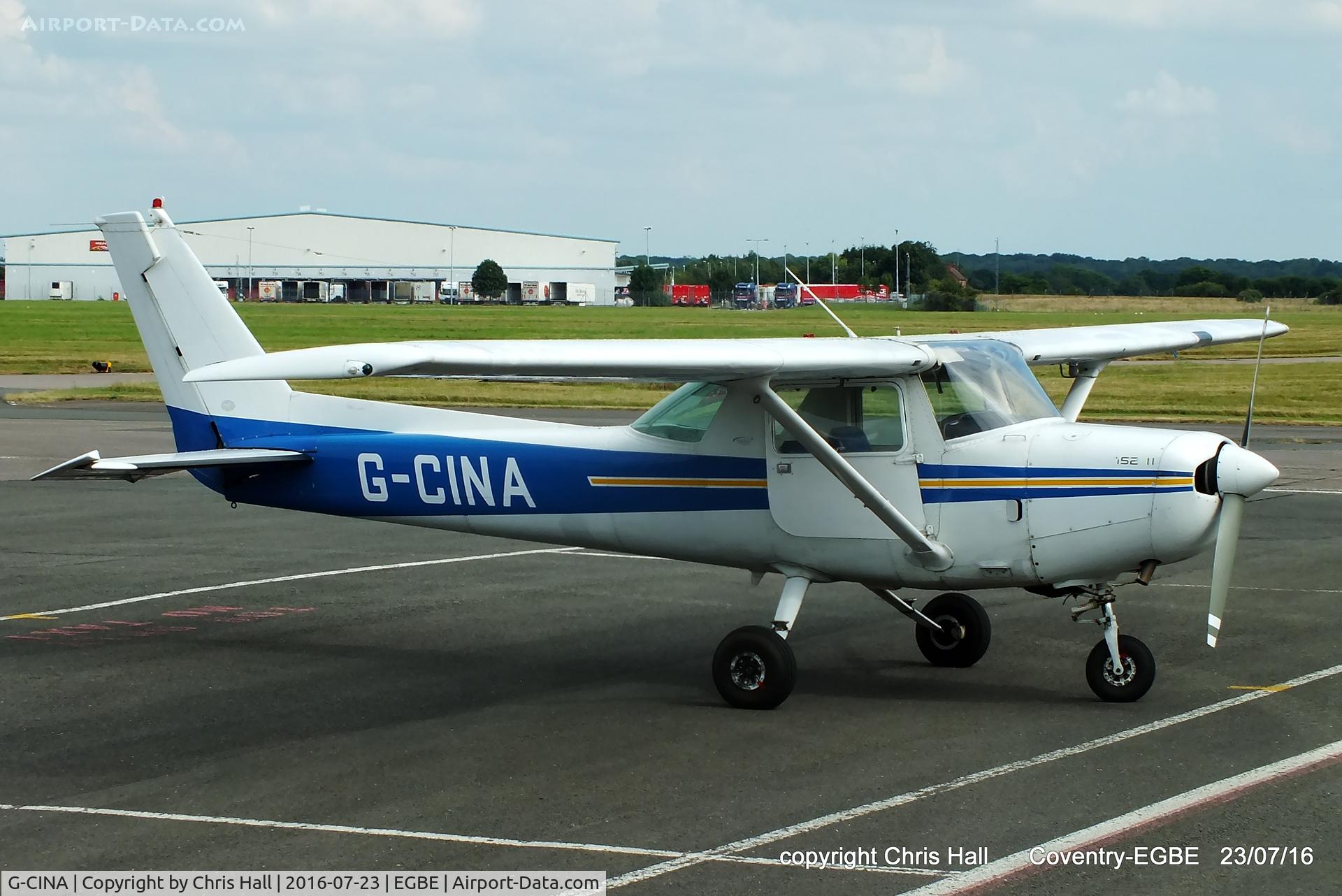 G-CINA, 1984 Cessna 152 C/N 152-85894, at Coventry