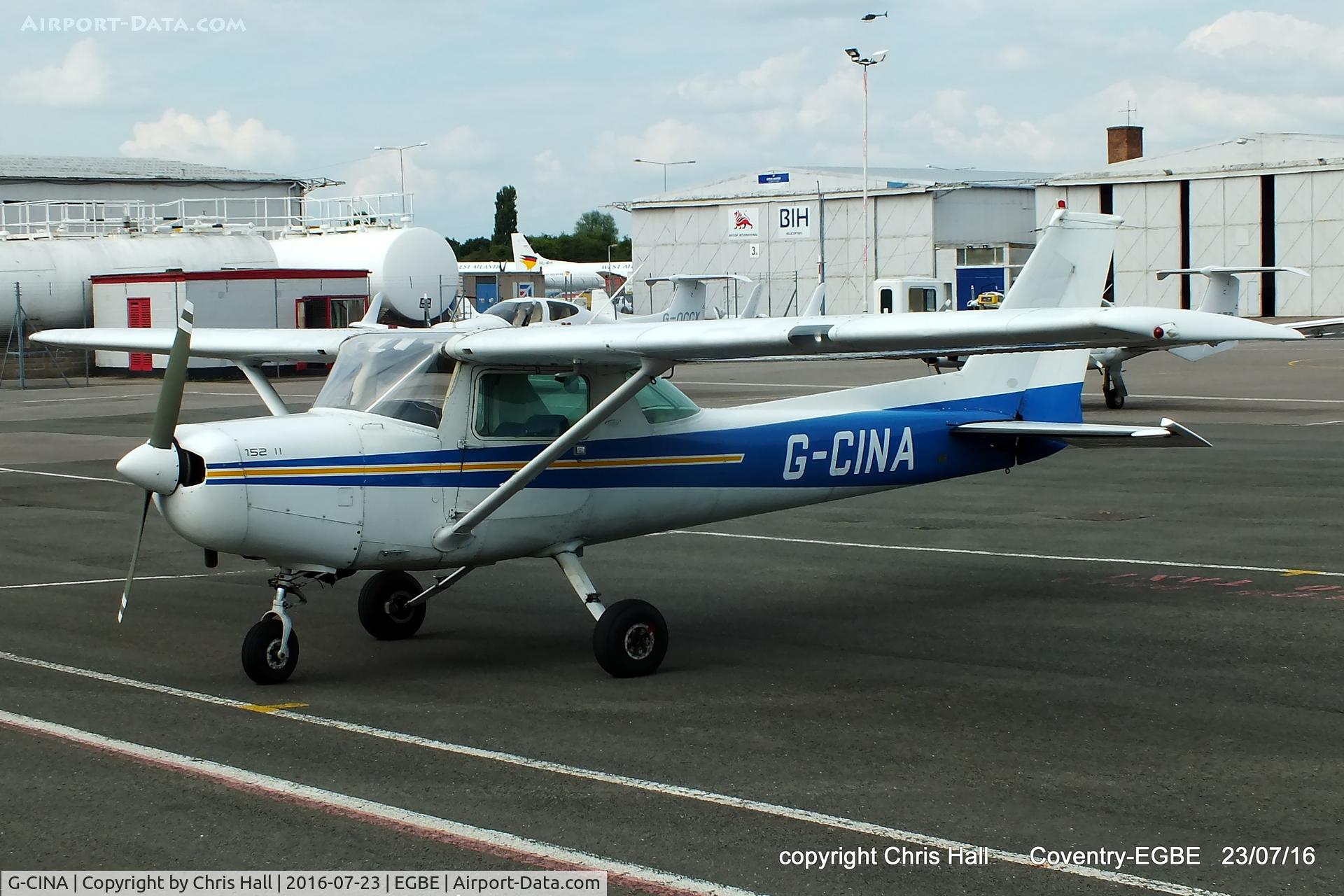 G-CINA, 1984 Cessna 152 C/N 152-85894, at Coventry