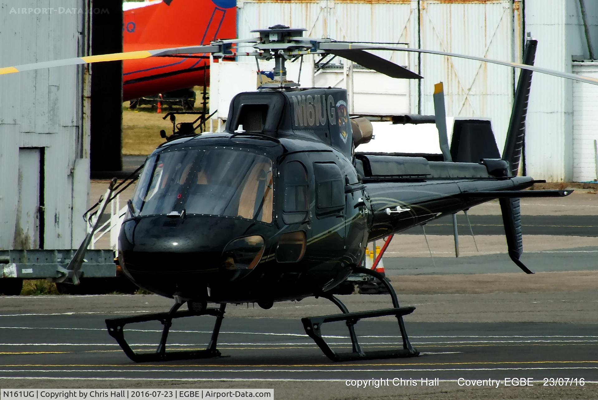 N161UG, Eurocopter AS-350B-3 Ecureuil Ecureuil C/N 7380, at Coventry