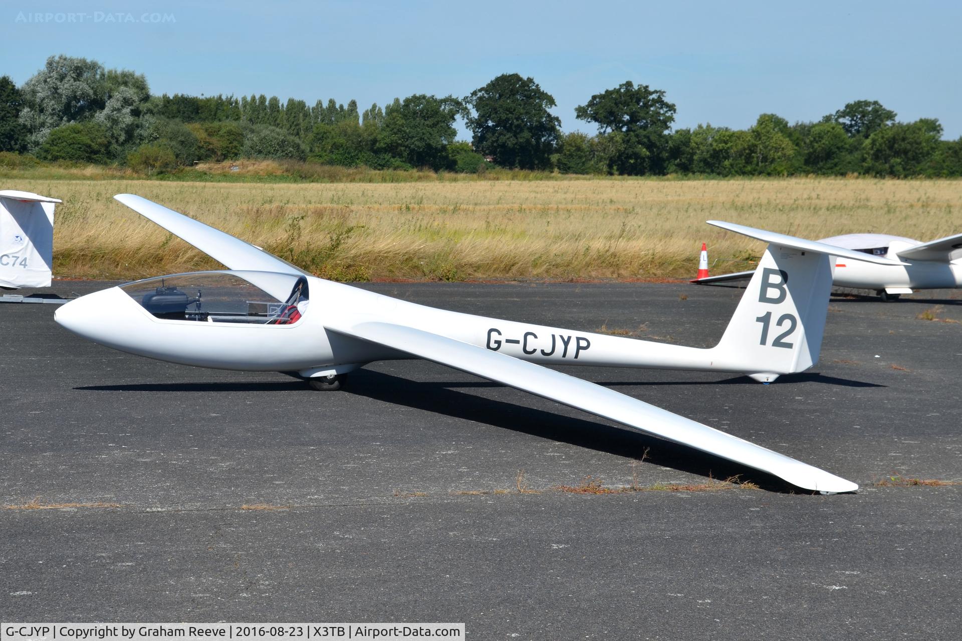 G-CJYP, Grob G-102 Club Astir IIIb C/N 5018CB, Parked at Tibenham.