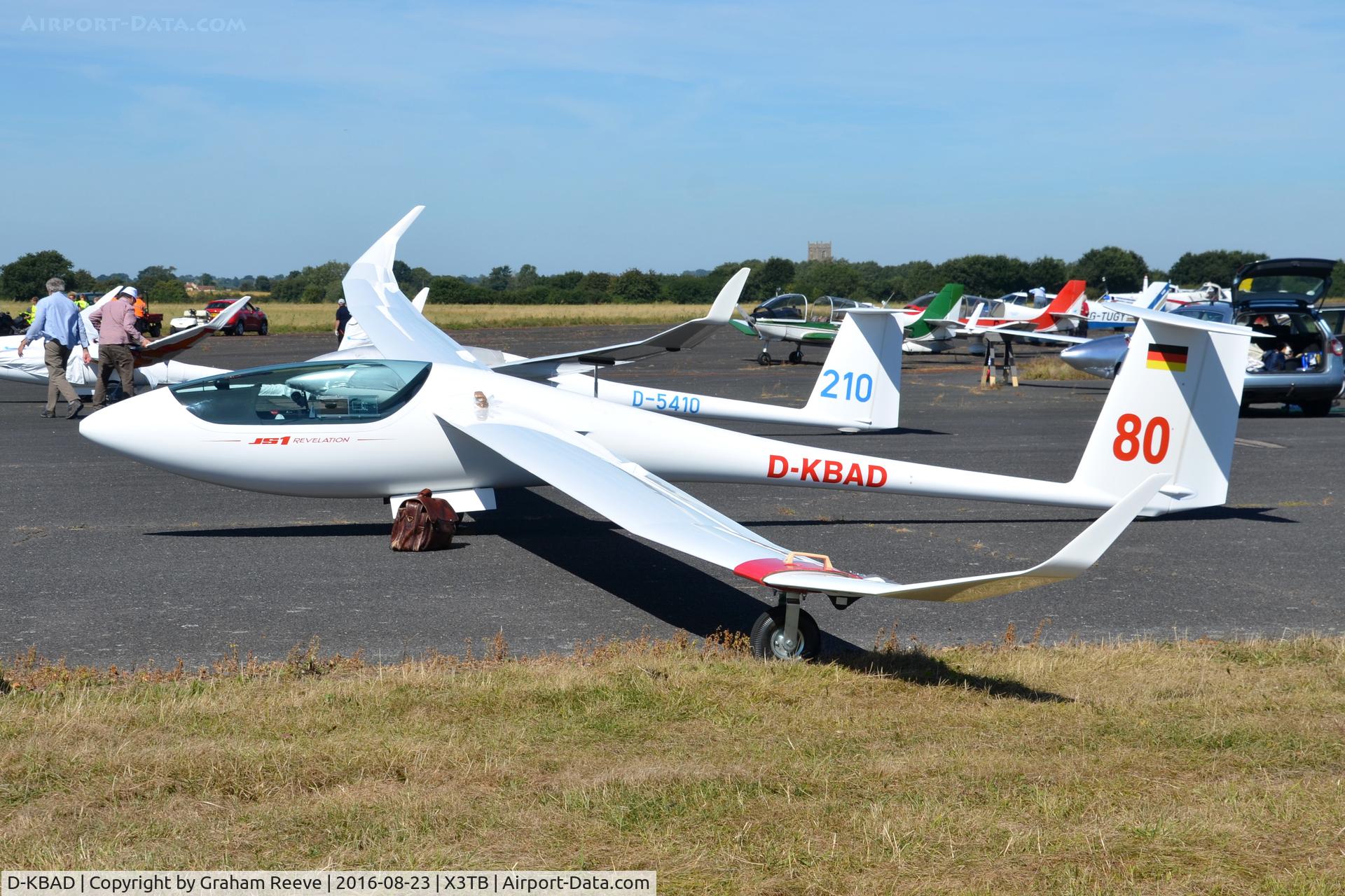 D-KBAD, Jonker Sailplanes JS-1 Revelation C/N Not found D-KBAD, Parked at Tibenham.