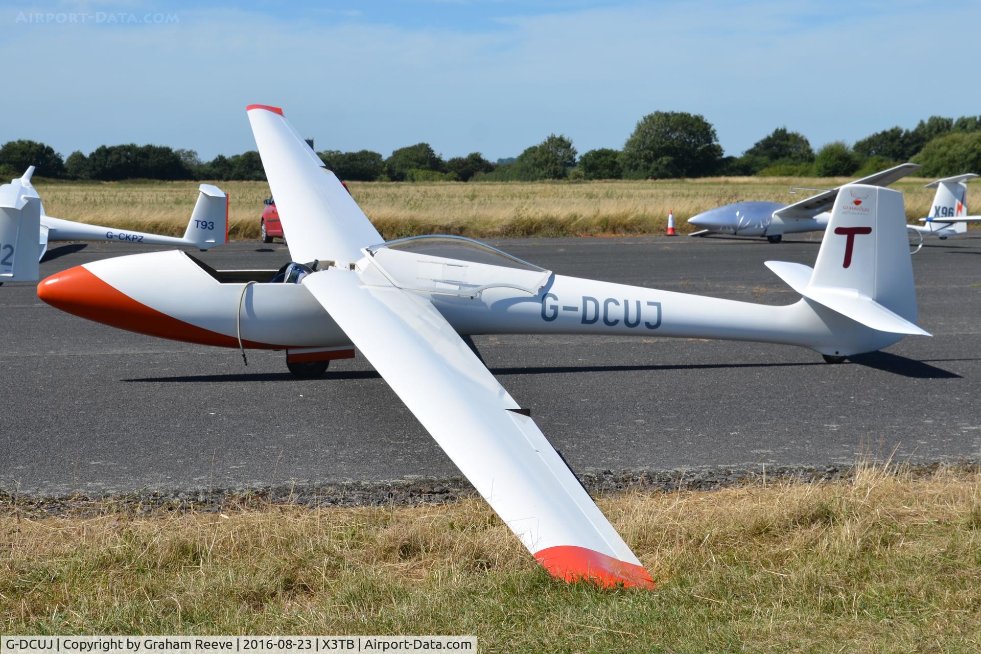 G-DCUJ, Glasflugel H-201B Standard Libelle C/N 370, Parked at Tibenham.