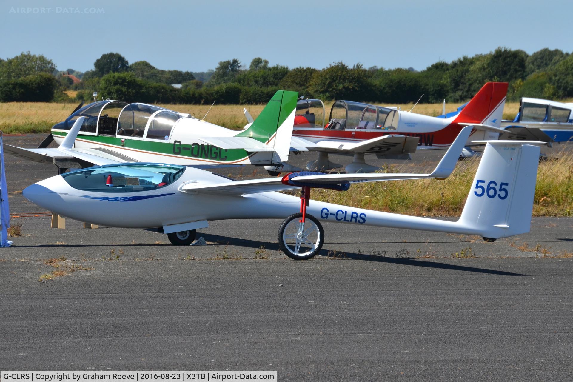 G-CLRS, Schleicher ASW-27-18E C/N 29635, Parked at Tibenham.