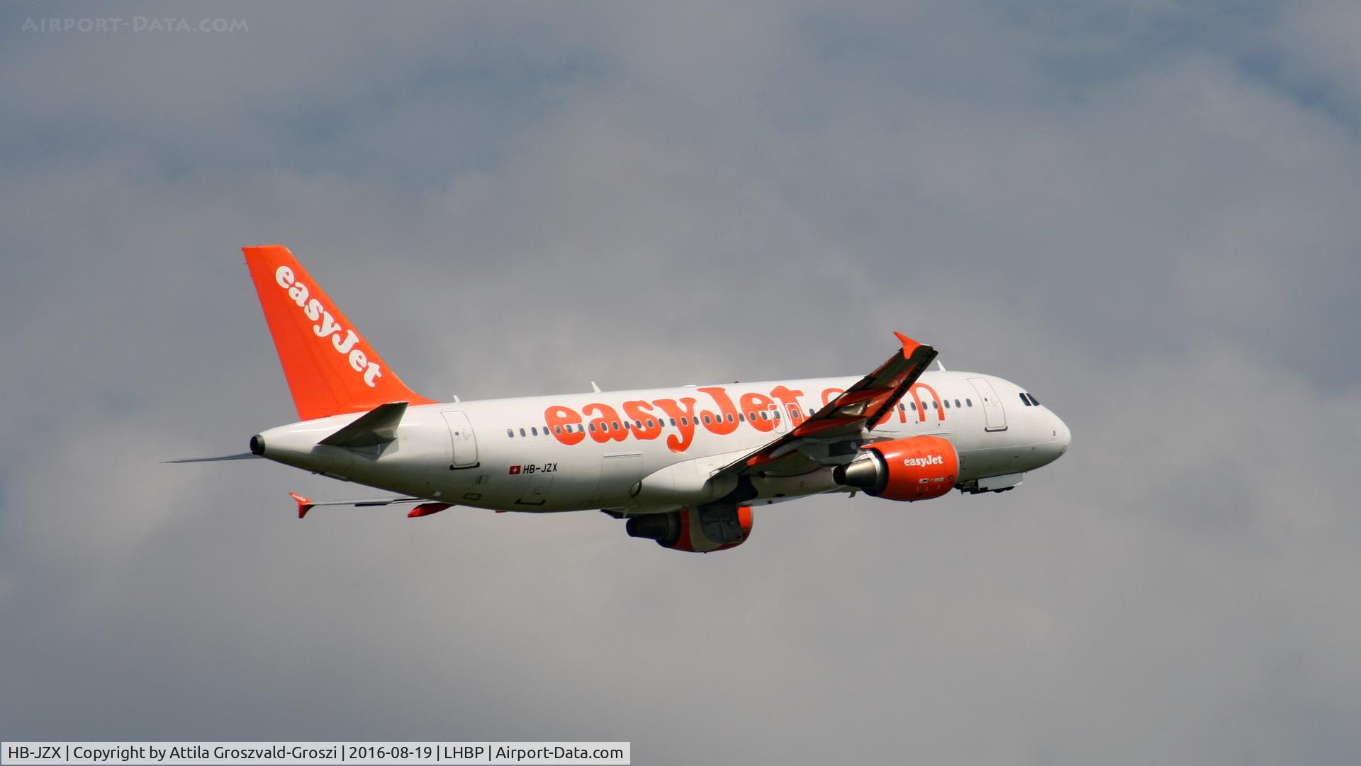 HB-JZX, 2009 Airbus A320-214 C/N 4157, Budapest Airport, Hungary - Take-off