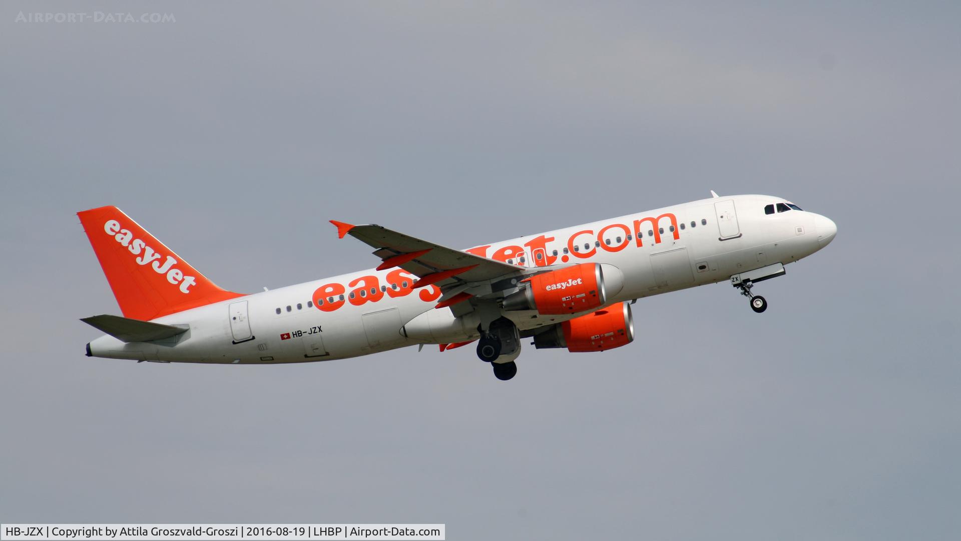 HB-JZX, 2009 Airbus A320-214 C/N 4157, Budapest Airport, Hungary - Take-off