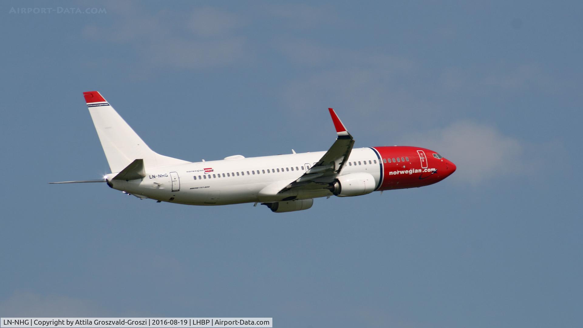 LN-NHG, 2015 Boeing 737-8JP C/N 41139, Budapest Airport, Hungary - Take-off