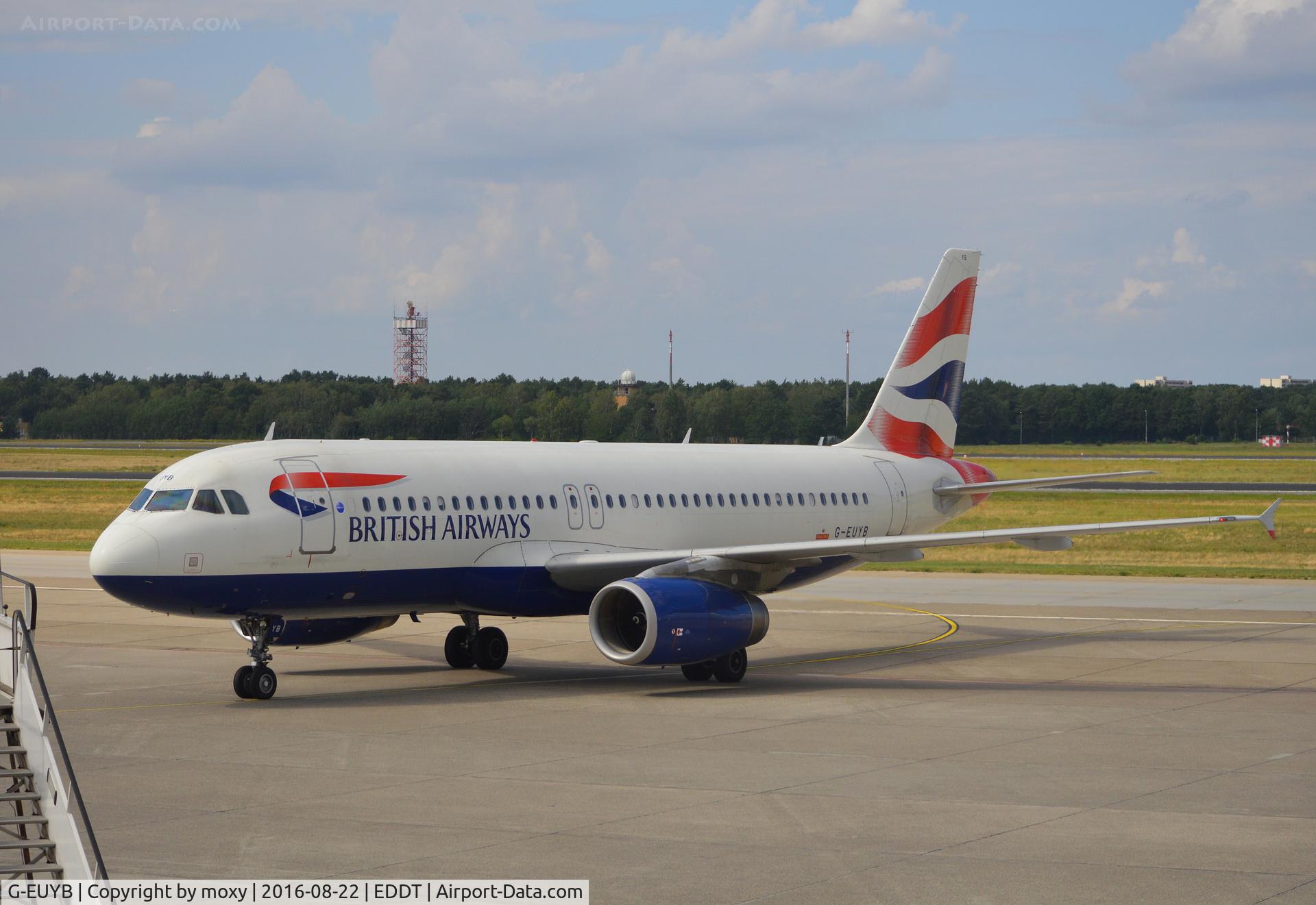 G-EUYB, 2008 Airbus A320-232 C/N 3703, Airbus A320-232 at Berlin Tegel