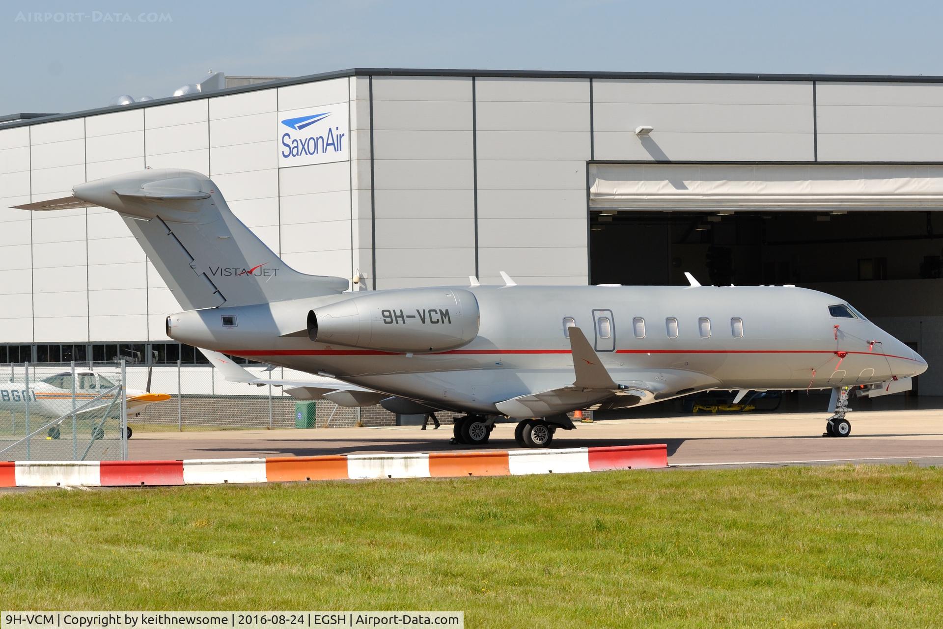 9H-VCM, 2016 Bombardier Challenger 300 (BD-100-1A10) C/N 20624, Very Nice Visitor.