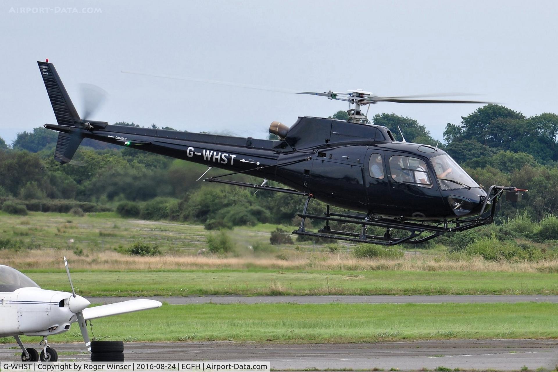 G-WHST, 1996 Eurocopter AS-350B-2 Ecureuil Ecureuil C/N 2915, Vsiting Ecureuil.