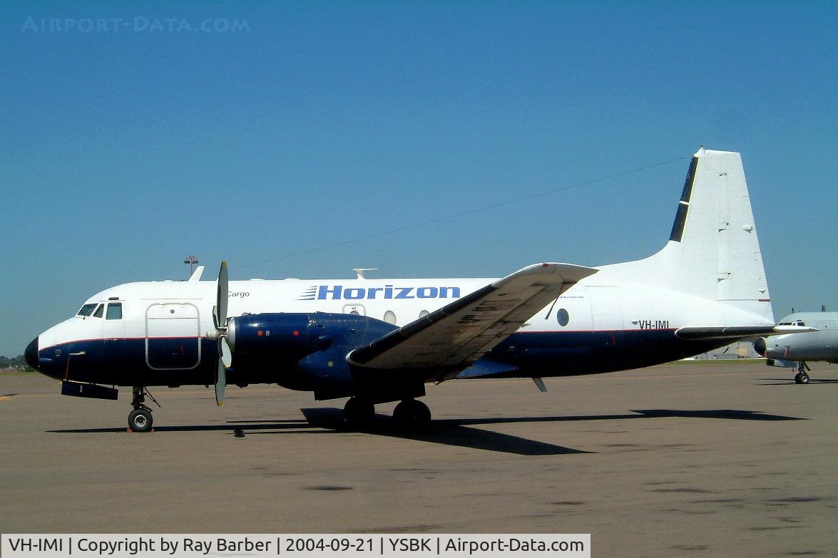 VH-IMI, 1975 Hawker Siddeley HS.748 Series 2B C/N 1736, Avro 748 2B/287 [1736] (Horizon Airlines) Sydney-Bankstown~VH 21/09/2004
