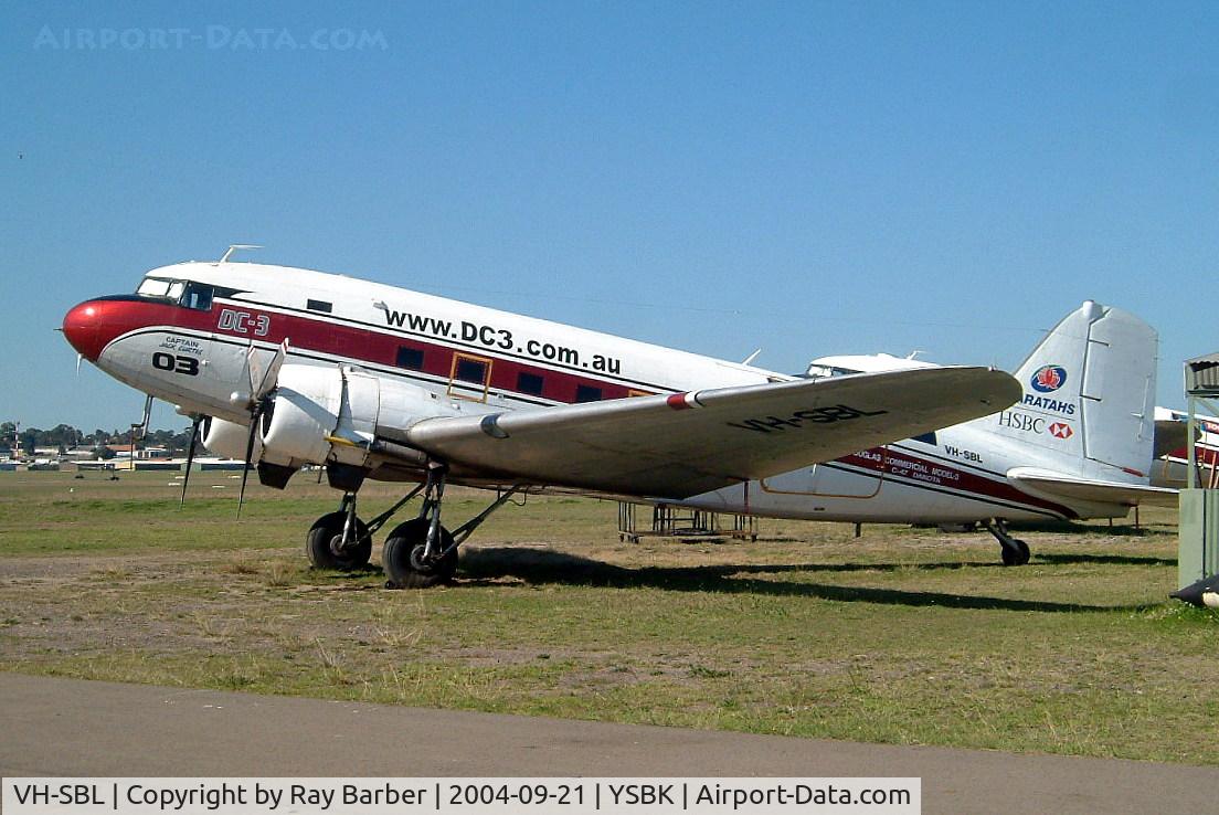 VH-SBL, 1942 Douglas DC3C-S1C3G (C-47A) C/N 12056, VH-SBL   Douglas DC-3C-47A-1-DK [12056] (Discovery Air Tours) Sydney-Bankstown~VH 21/09/2004