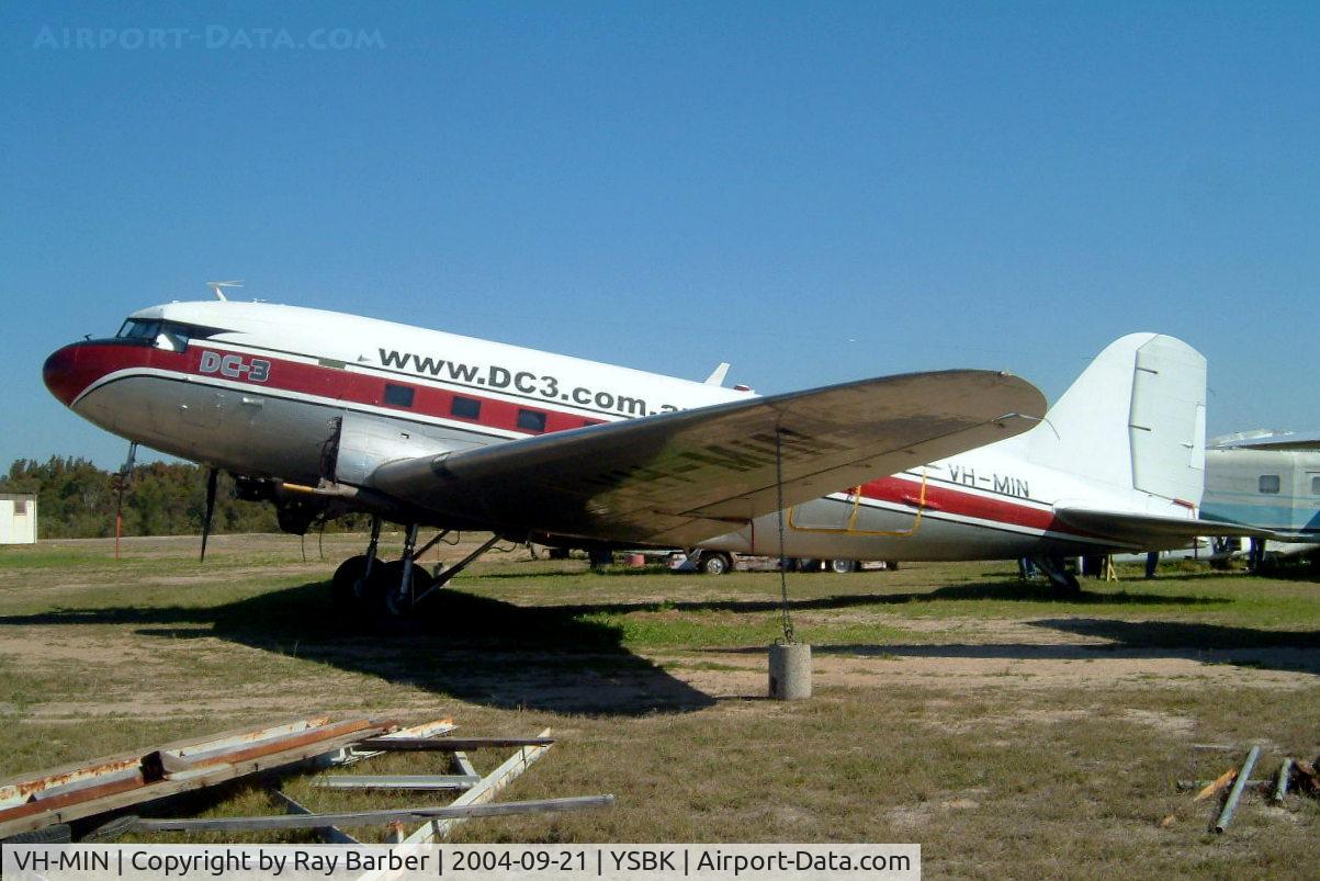 VH-MIN, 1942 Douglas DC3C-S1C3G (C-47A) C/N 13459, Douglas DC-3C-47A-1-DK [12056] (Discovery Air Tours) Sydney-Bankstown~VH 21/09/2004
