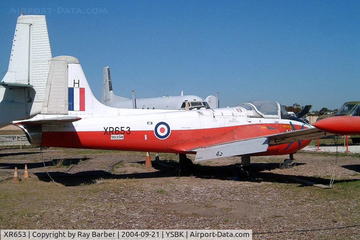 XR653, 1963 BAC 84 Jet Provost T.4 C/N Not found XR653, BAC Jet Provost T.4 [XR653] (Ex Royal Air Force) Sydney-Bankstown~VH 21/09/2004
