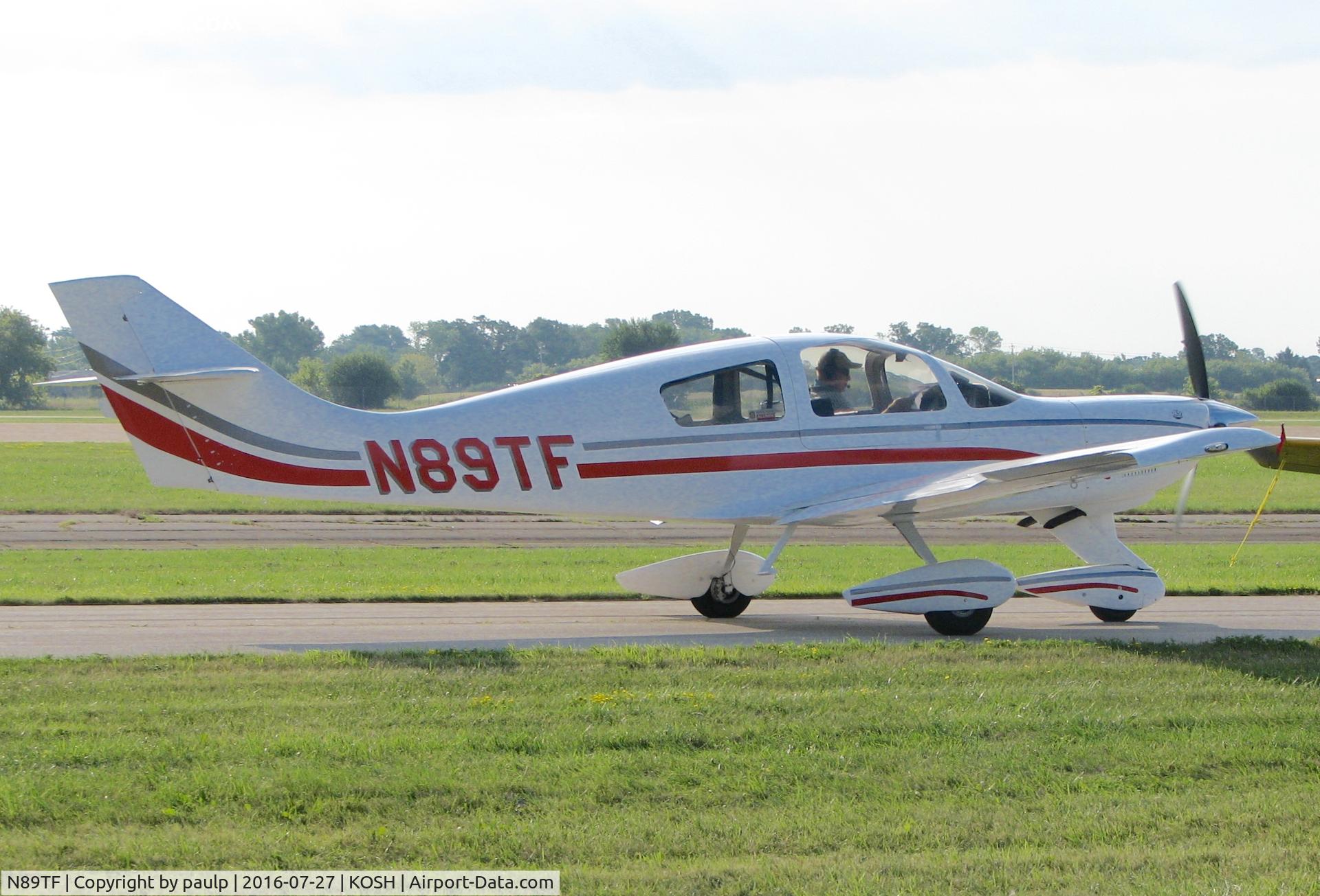 N89TF, 2007 Wheeler Express C/N 01, At AirVenture 2016.