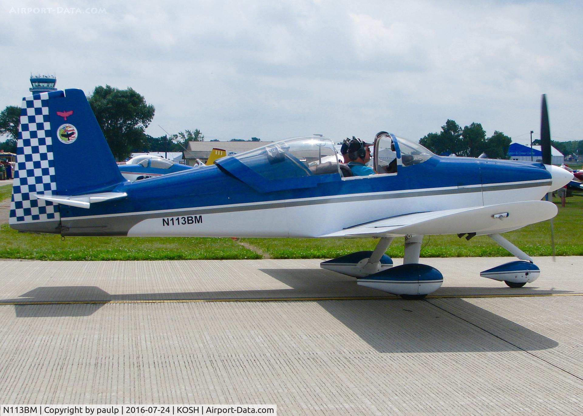 N113BM, 2003 Vans RV-6A C/N 60467, At AirVenture 2016.