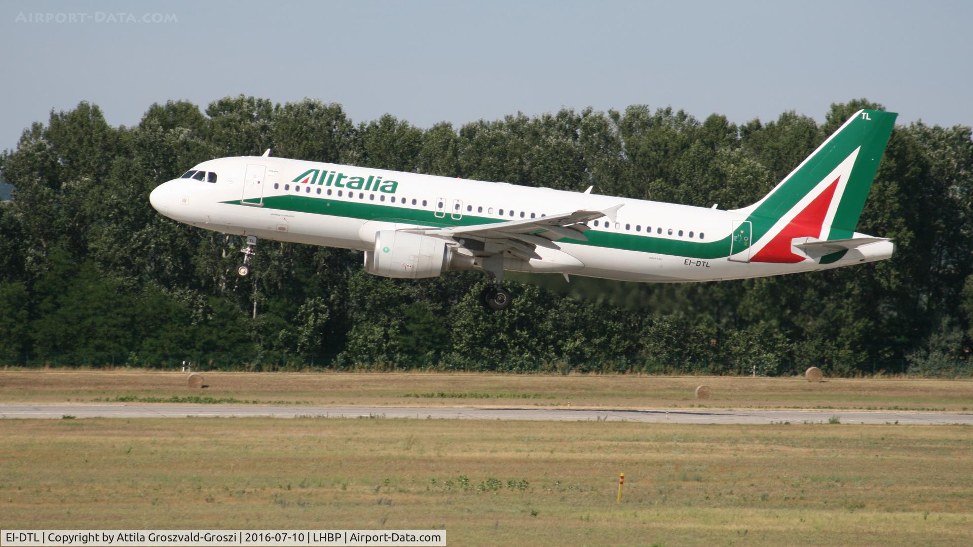 EI-DTL, 2009 Airbus A320-216 C/N 4108, Budapest Airport, Hungary - Landing