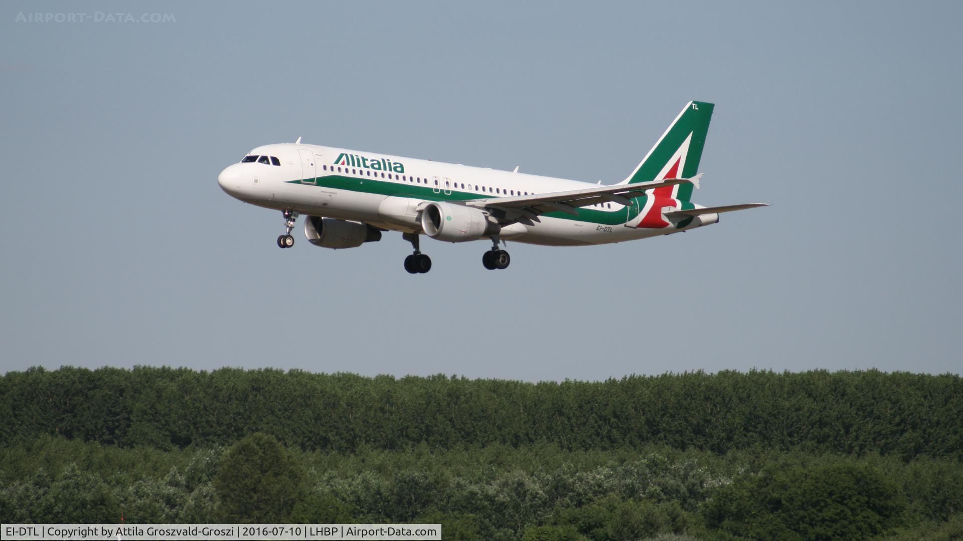 EI-DTL, 2009 Airbus A320-216 C/N 4108, Budapest Airport, Hungary - Landing