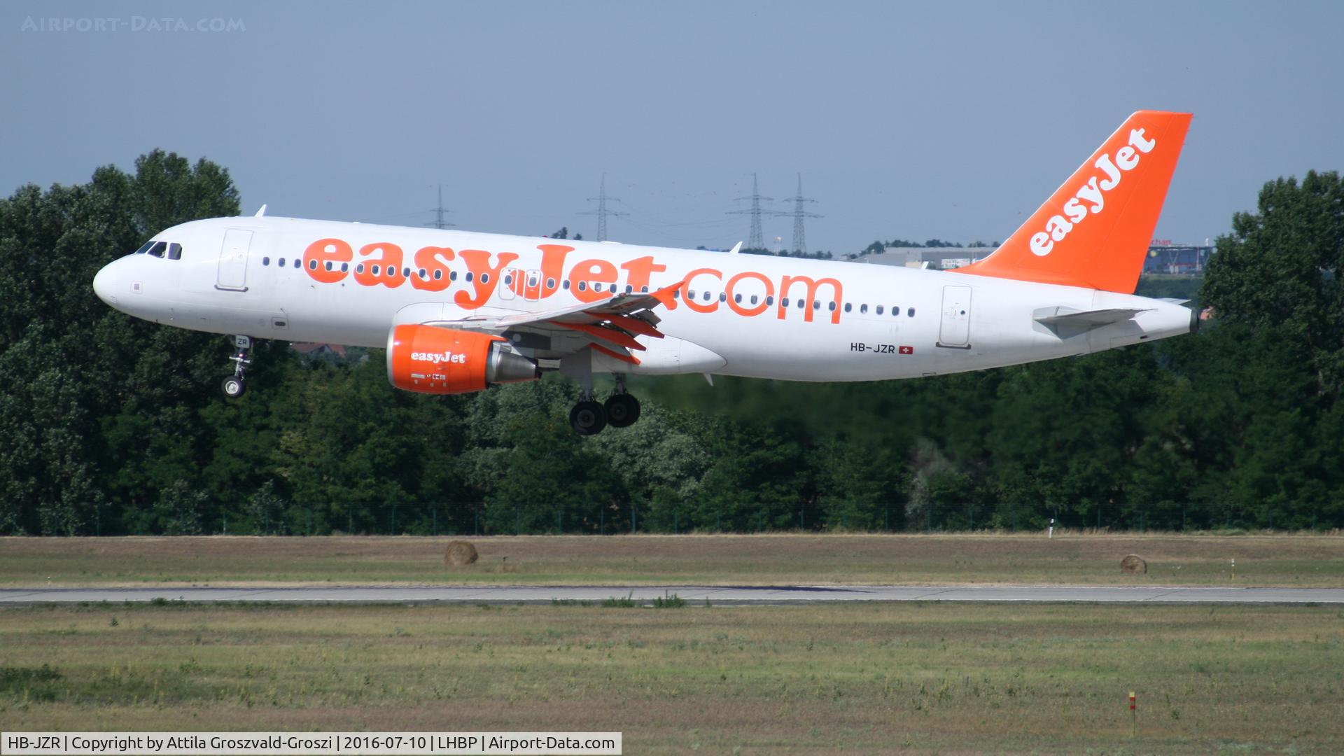 HB-JZR, 2009 Airbus A320-214 C/N 4034, Budapest Airport, Hungary - Landing