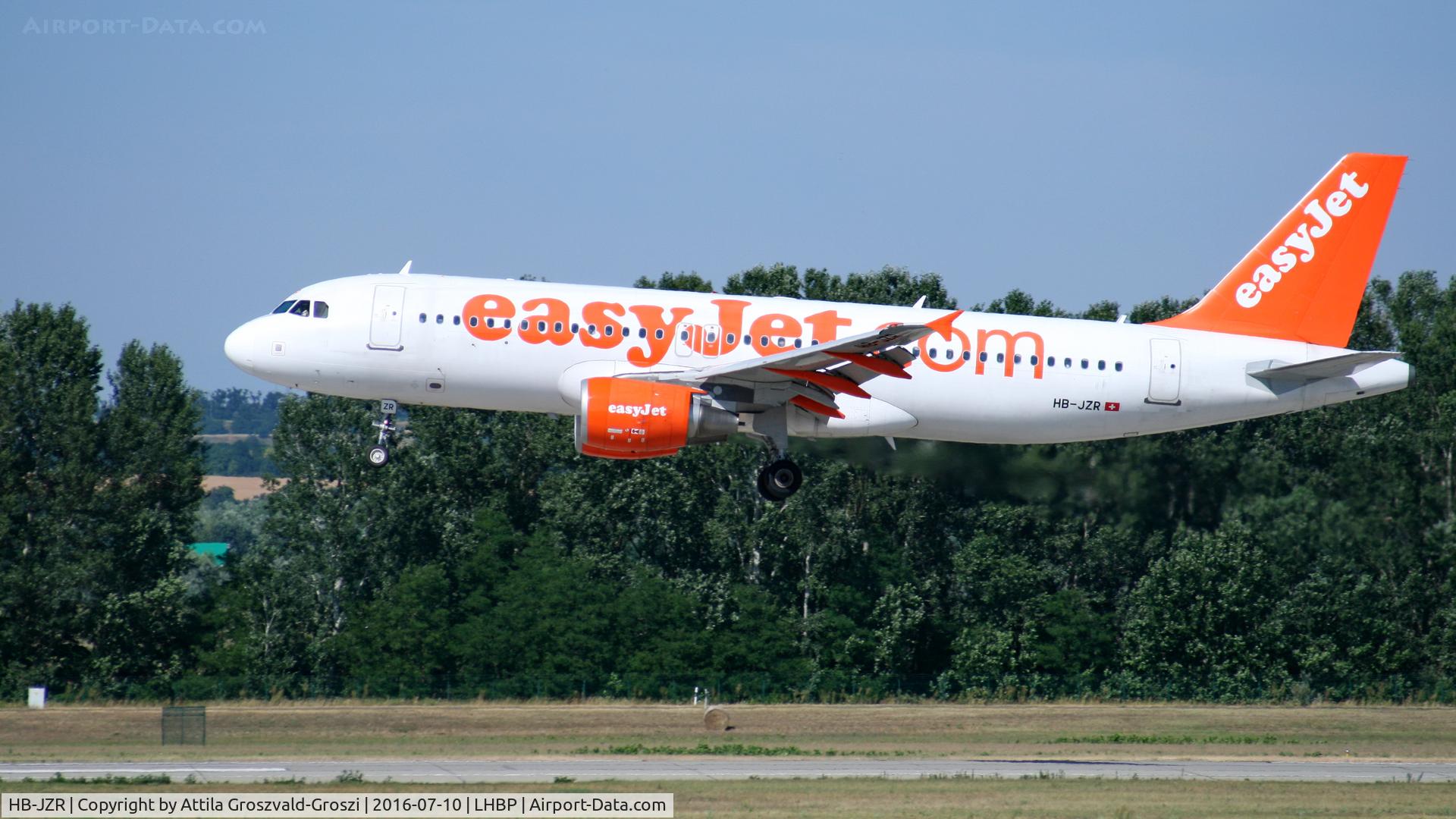 HB-JZR, 2009 Airbus A320-214 C/N 4034, Budapest Airport, Hungary - Landing