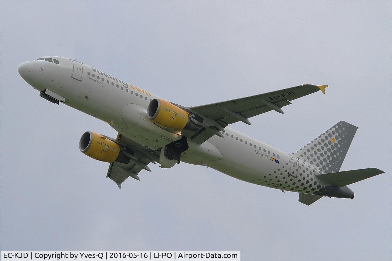 EC-KJD, 2007 Airbus A320-216 C/N 3237, Airbus A320-216, Take off rwy 24, Paris-Orly airport (LFPO-ORY)