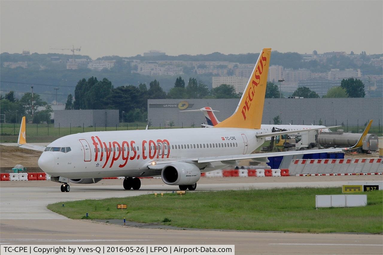 TC-CPE, 2012 Boeing 737-82R C/N 38178, Boeing 737-82R, Paris-Orly Airport (LFPO-ORY), Taxiing to holding point Rwy 08, Paris-Orly Airport (LFPO-ORY)