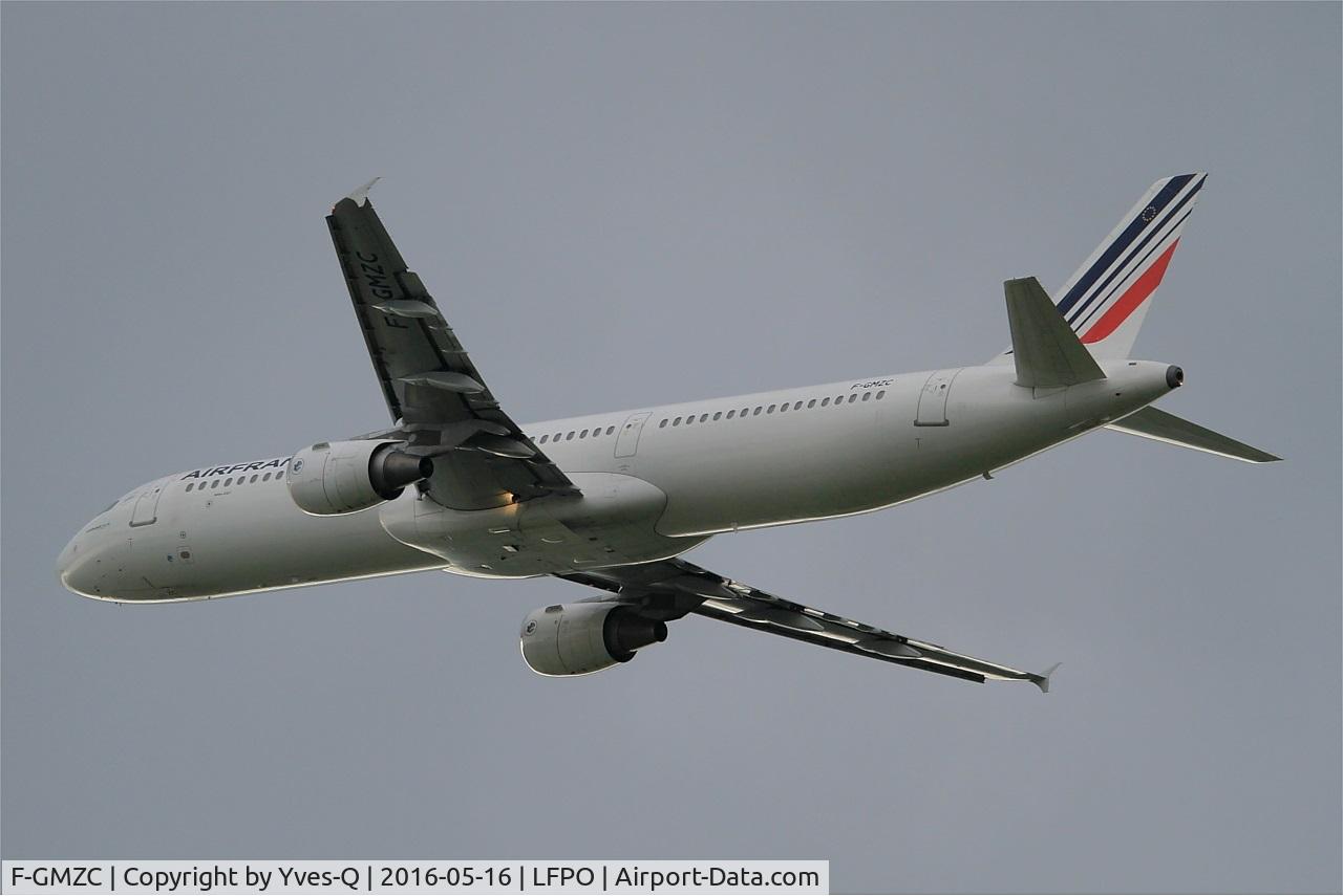F-GMZC, 1995 Airbus A321-111 C/N 521, Airbus A321-111, Take off rwy 24, Paris-Orly airport (LFPO-ORY)