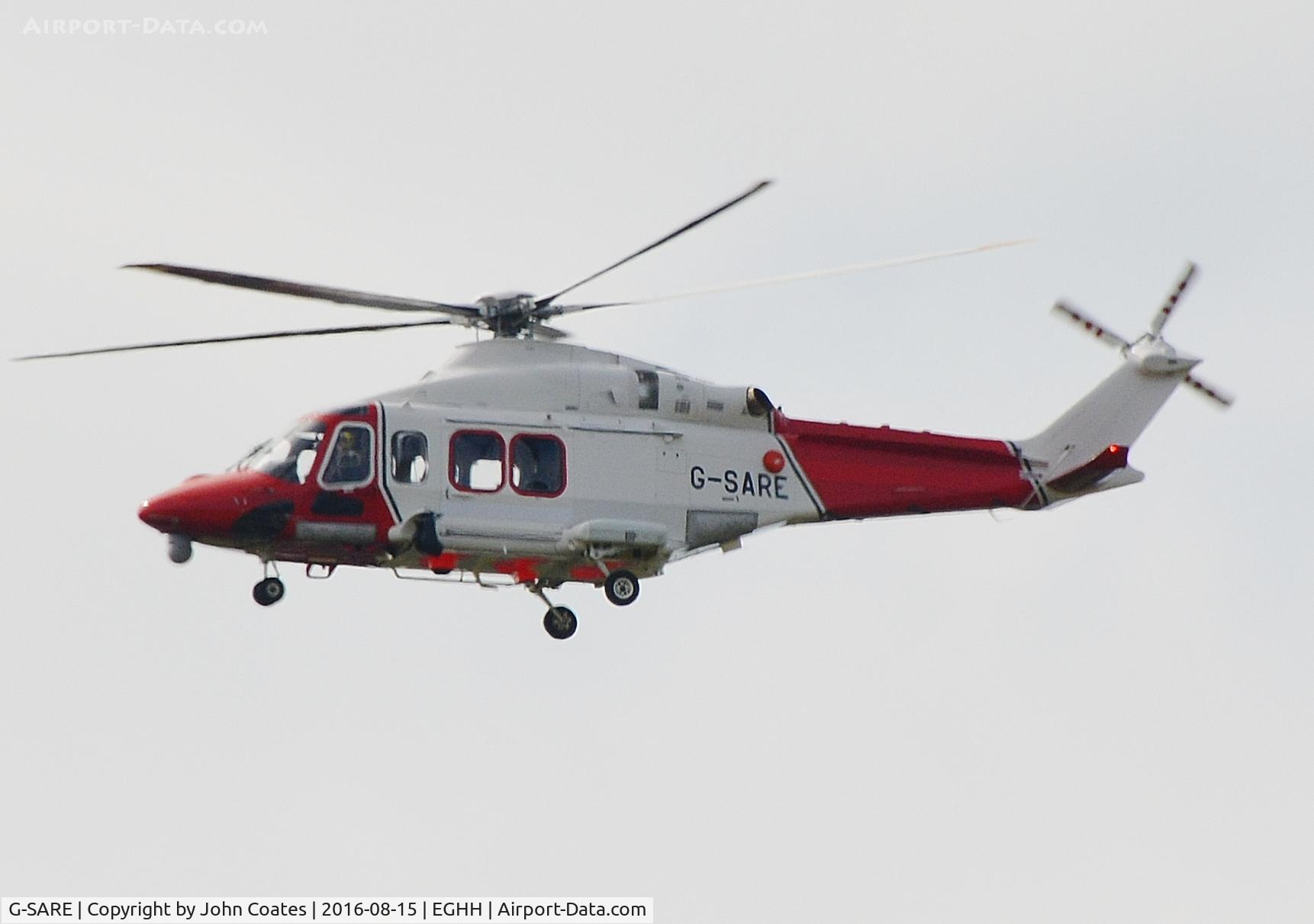 G-SARE, 2015 AgustaWestland AW-139 C/N 31610, Distant shot off airport