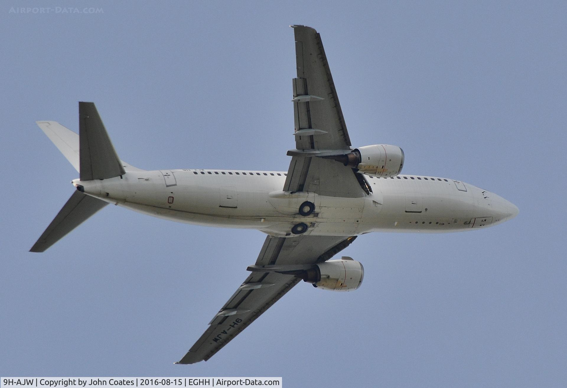 9H-AJW, 1998 Boeing 737-3U3 C/N 28733, Departing 26 off airport