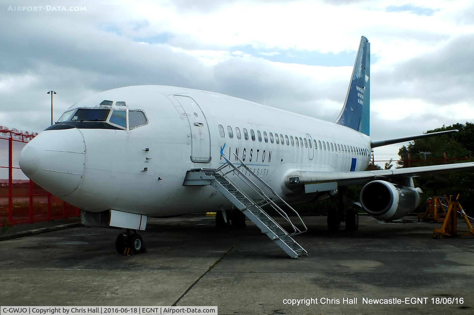C-GWJO, 1969 Boeing 737-2A3 C/N 20299, former Westjet B737 at Newcastle Aviation Academy