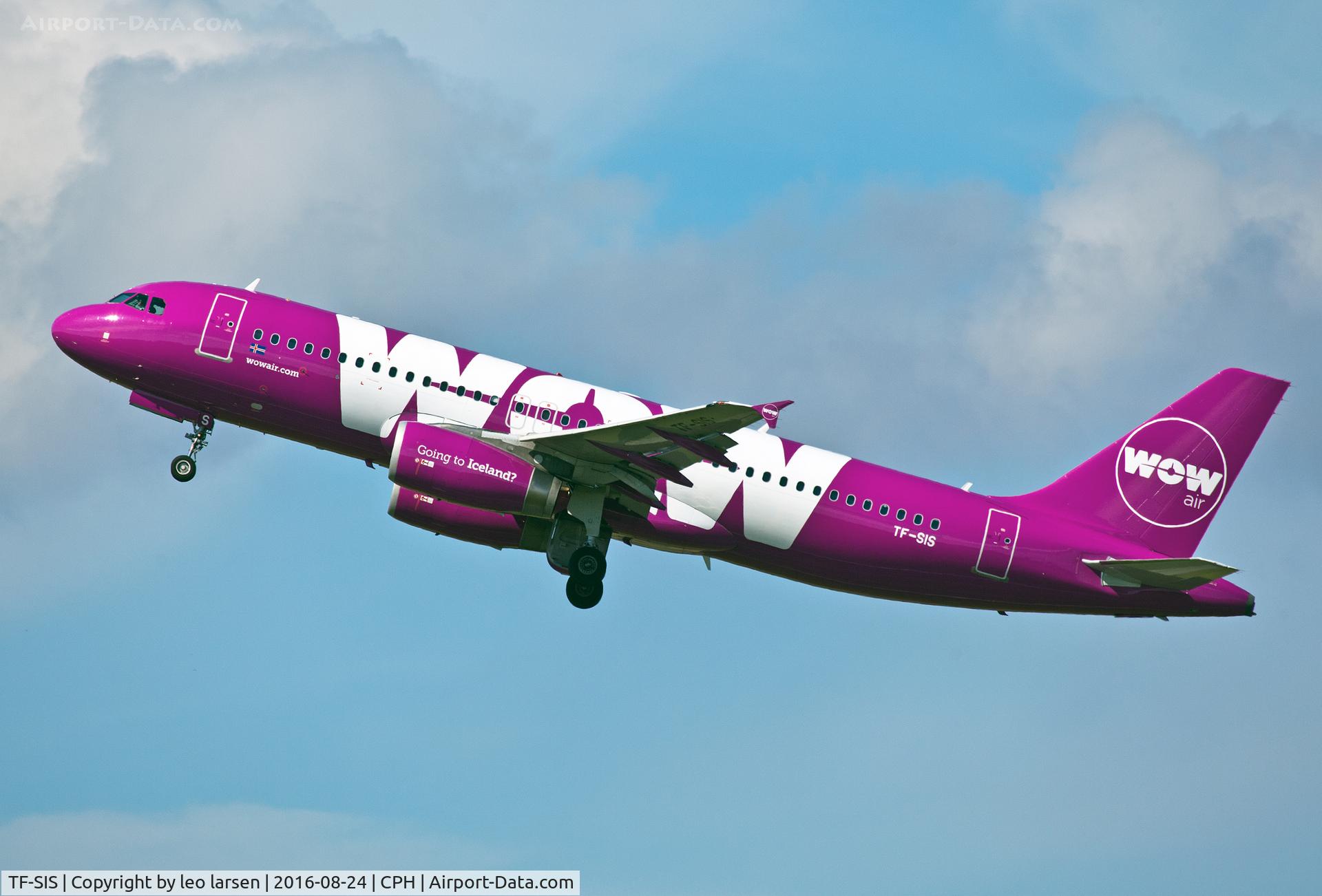 TF-SIS, 2010 Airbus A320-232 C/N 4270, Copenhagen 24.8.16