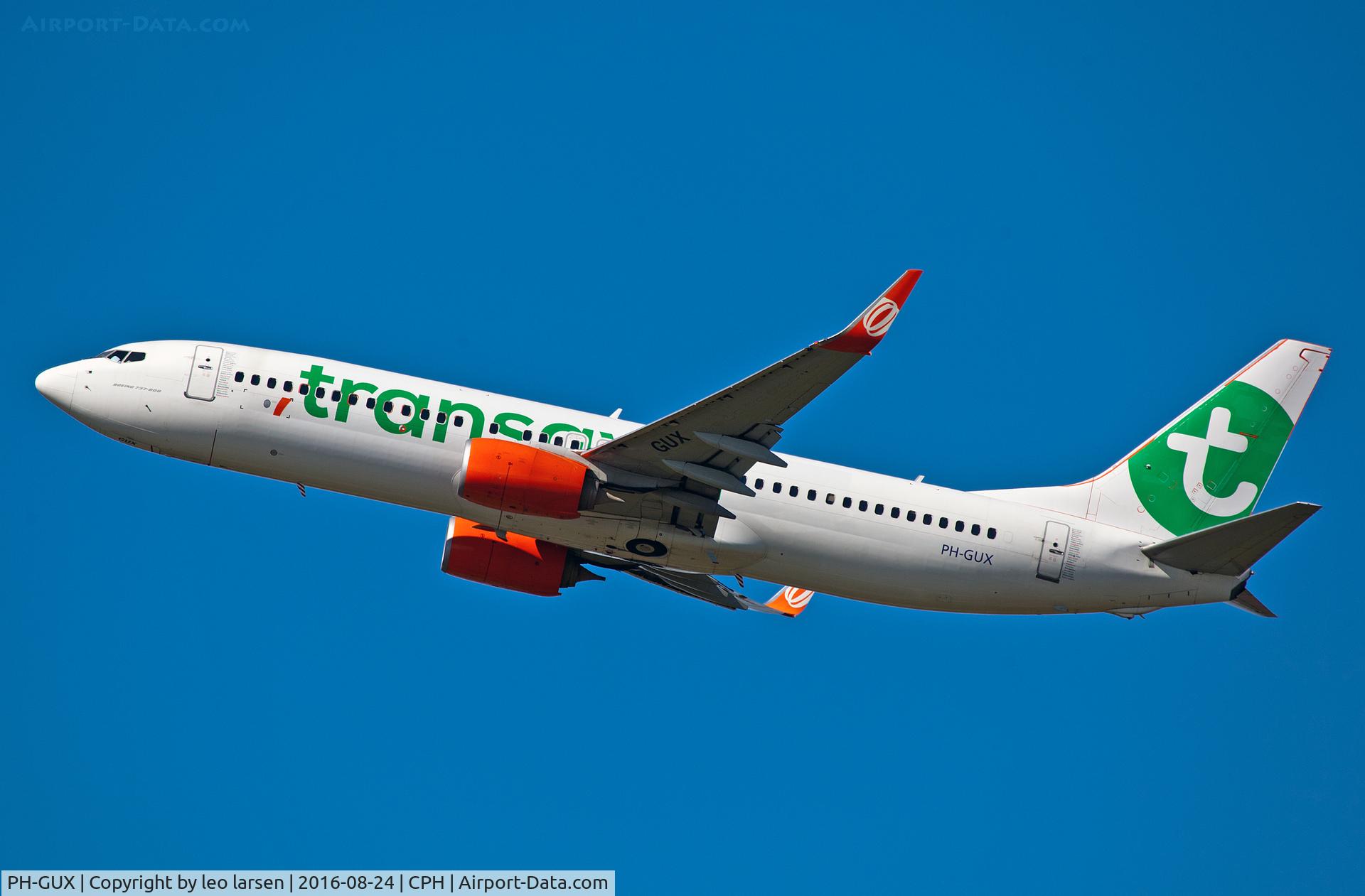 PH-GUX, 2013 Boeing 737-8EH C/N 39611, Copenhagen 24.8.16