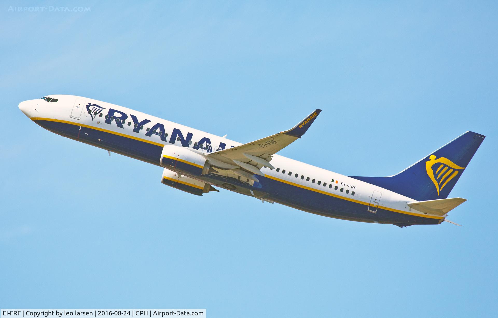 EI-FRF, 2016 Boeing 737-8AS C/N 44732, Copenhagen 24.8.16
