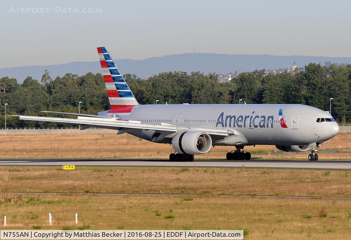 N755AN, 2001 Boeing 777-223 C/N 30263, N755AN