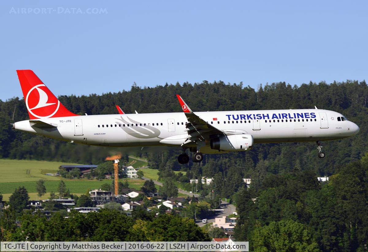 TC-JTE, 2015 Airbus A321-231 C/N 6869, TC-JTE
